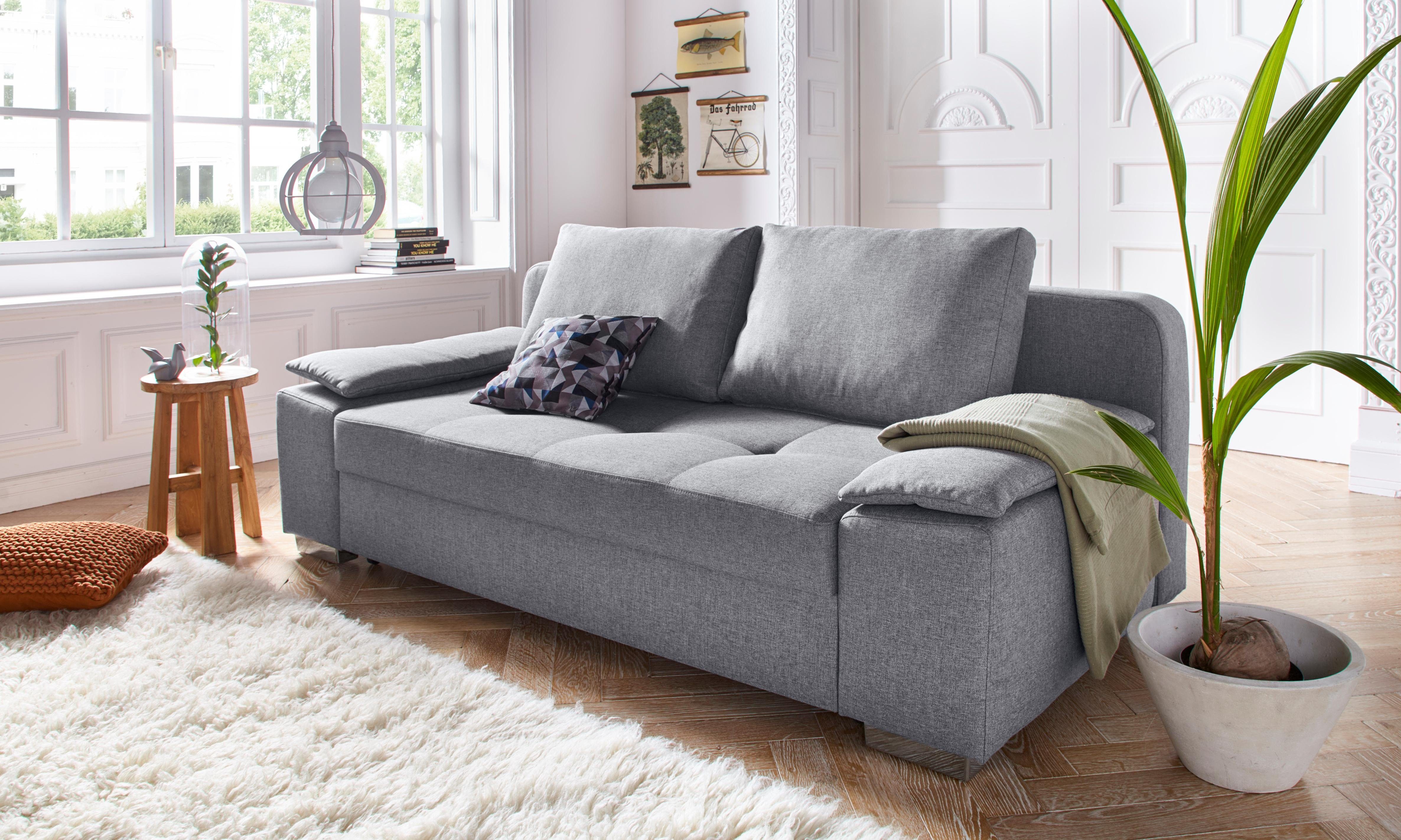COLLECTION AB Schlafsofa, mit Federkern, inklusive Bettfunktion und Bettkasten - COLLECTION AB