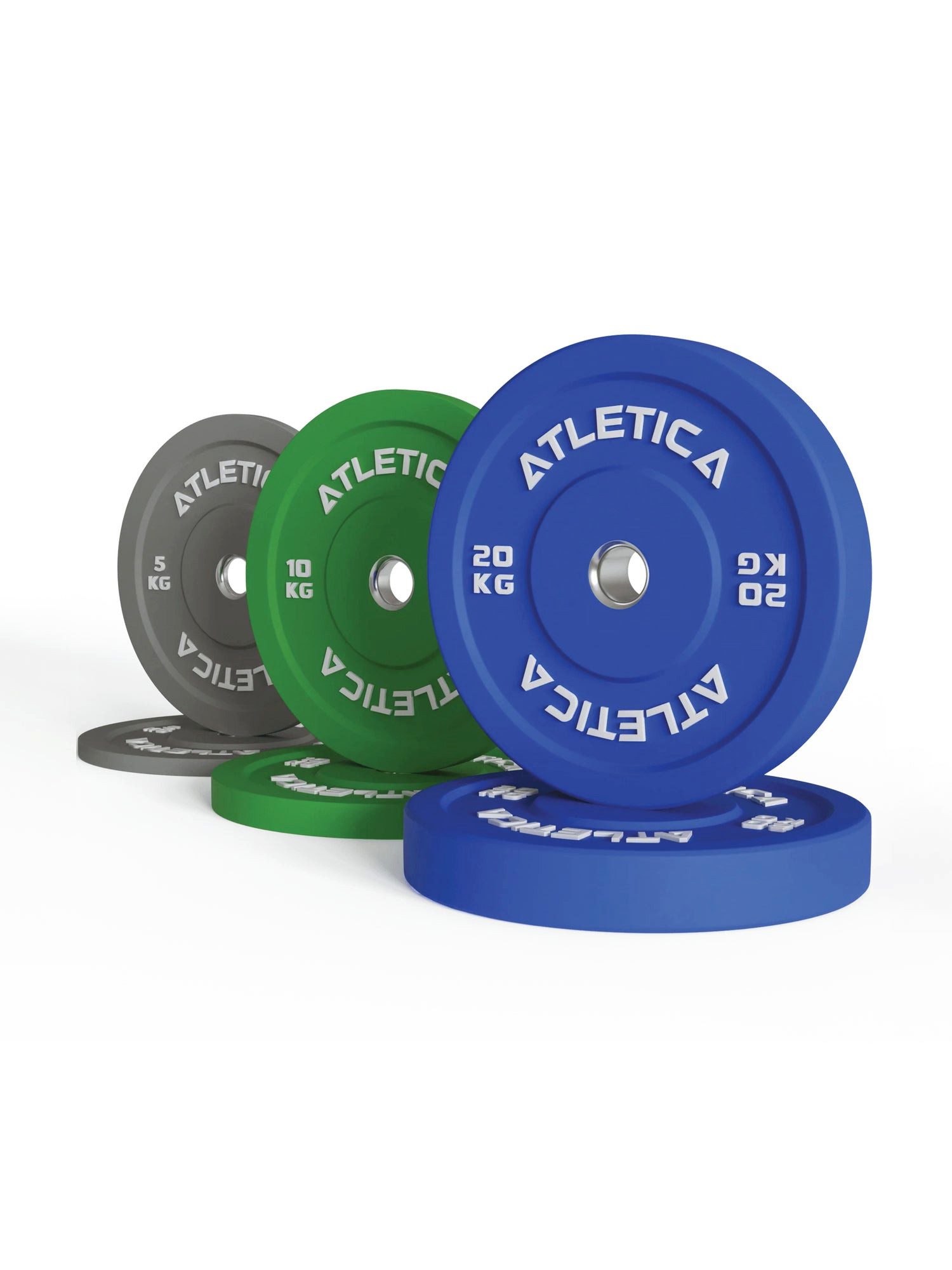 Hantelscheiben Color Bumper Plates Set, 70 kg