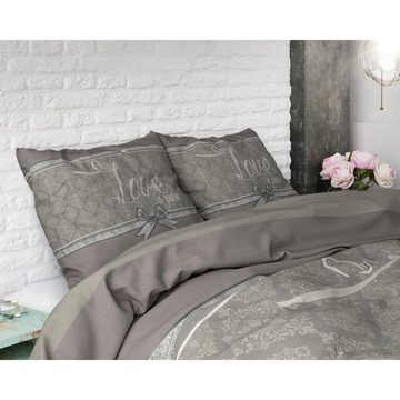 Bettwäsche Sleeptime Pure Love - Bettbezug & Kissenbezüge, Sitheim-Europe, Baumwolle, 2 teilig, Weich, geschmeidig und wärmeregulierend