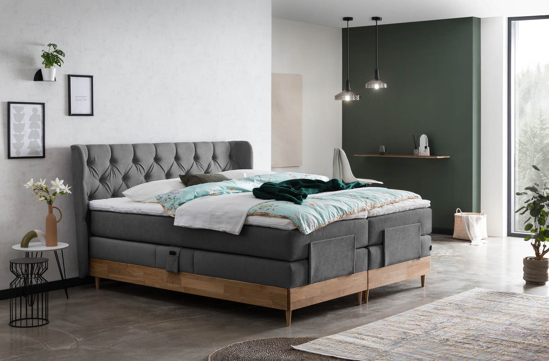 Belanoti Boxspringbett EON (Boxspringbett 180x200 elektrisch günstig online kaufen