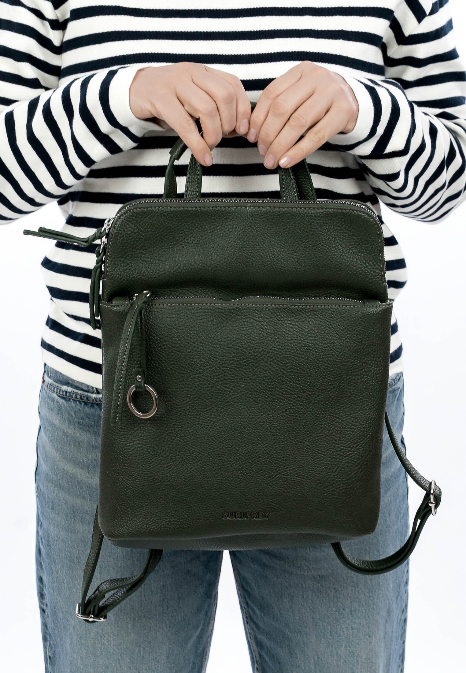 SURI FREY Cityrucksack SFY Debby, Logo Prägung