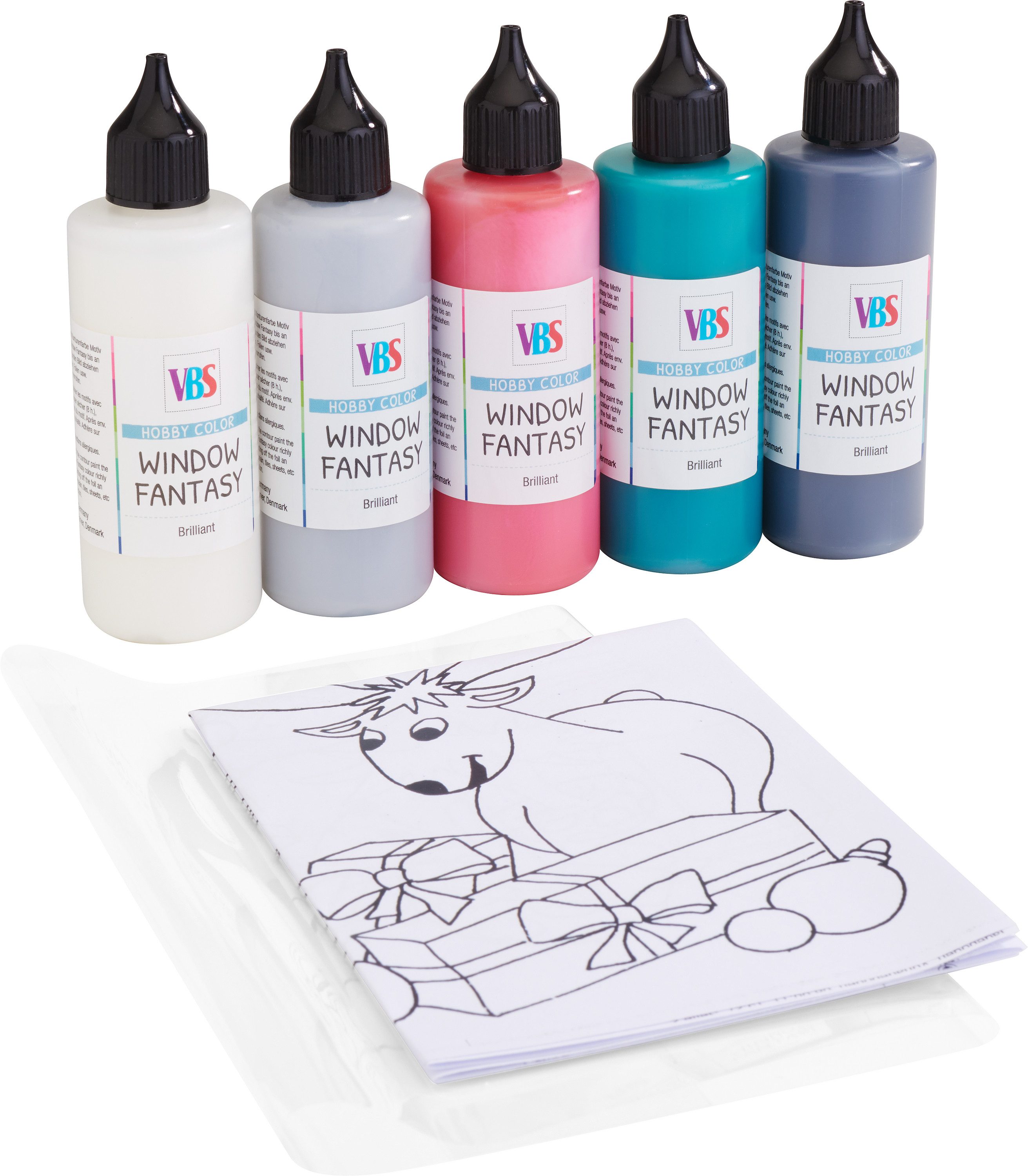 Fenstersticker Window Color -Set