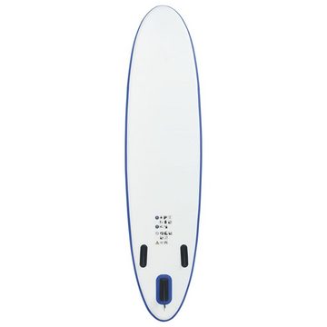 vidaXL Schlauchboot Stand Up Paddle Board SUP Aufblasbar Blau und Weiß