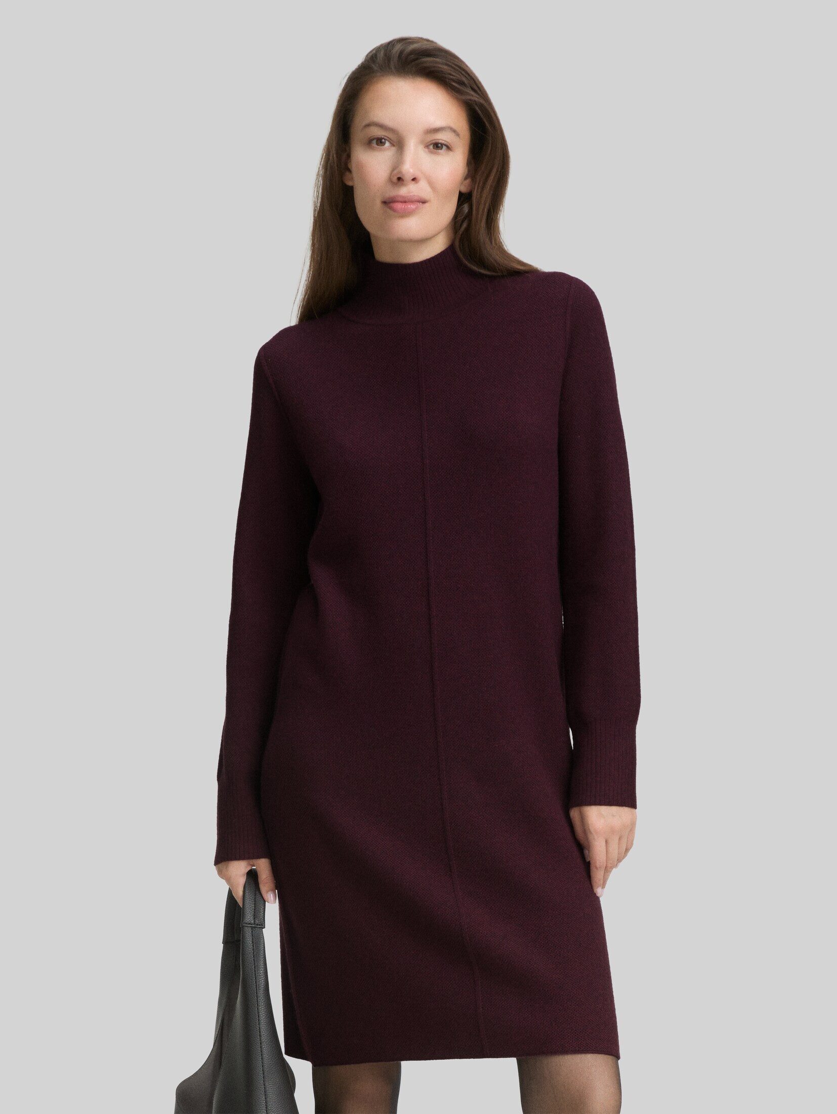TOM TAILOR Sommerkleid Kleider & Jumpsuits Strickkleid mit Stehkragen