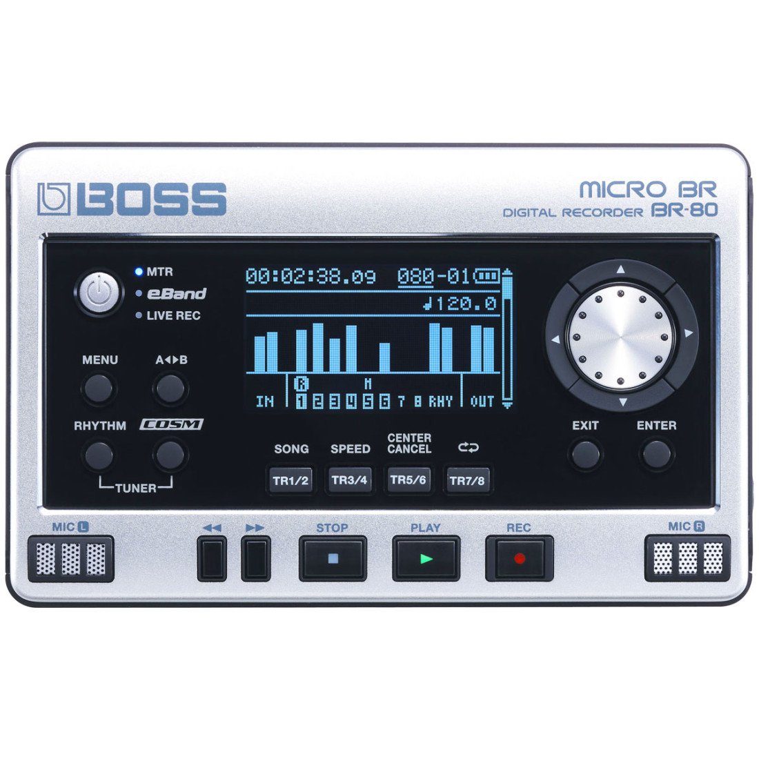 Boss by Roland E-Gitarre Boss BR-80 Mehrspur-Recorder