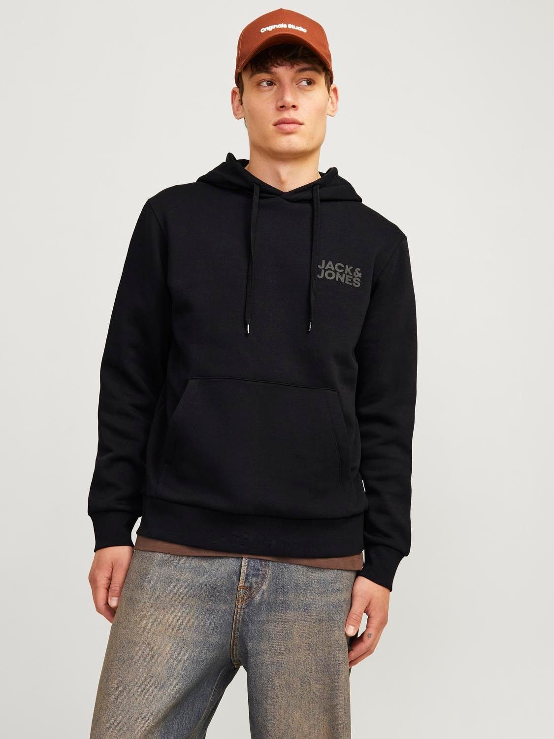 Jack & Jones Hoodie CORP (1-tlg) mit Kapuze im modernen Look günstig online kaufen