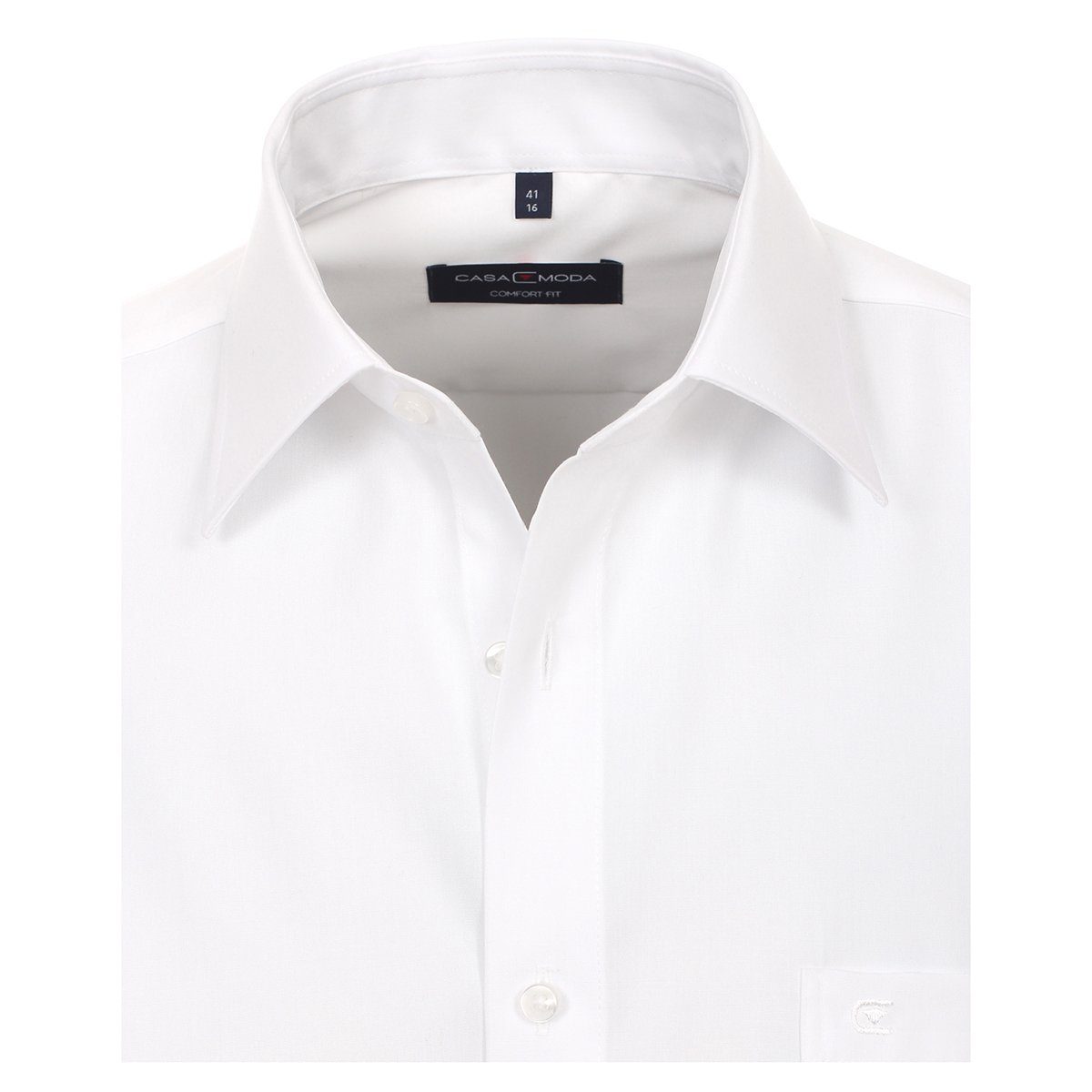 CASAMODA Langarmhemd CasaModa Übergrößen Langarm-Hemd weiß bügelfrei günstig online kaufen