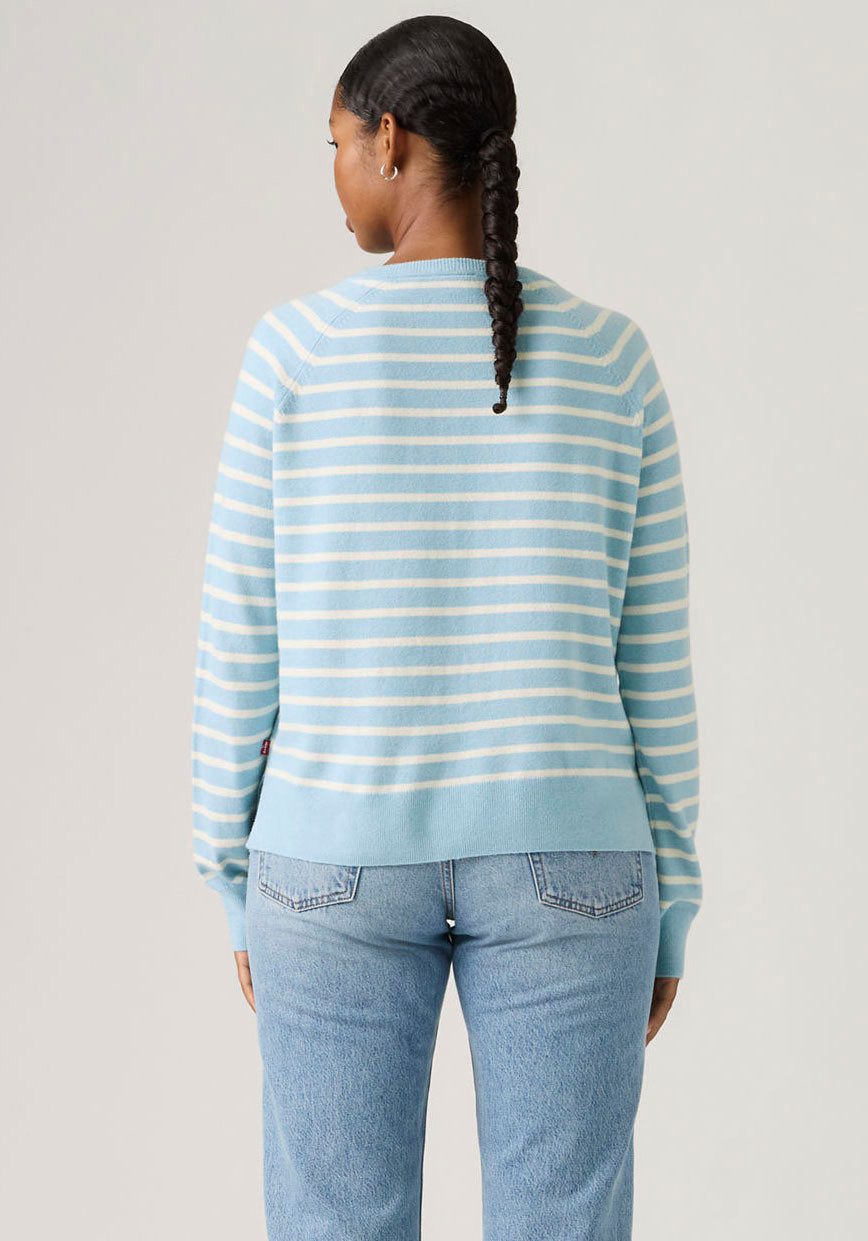 Levi's® V-Ausschnitt-Pullover SUPER SOFT VNECK PULLOVER im Bund beidseitig mit kurzem Schlitz
