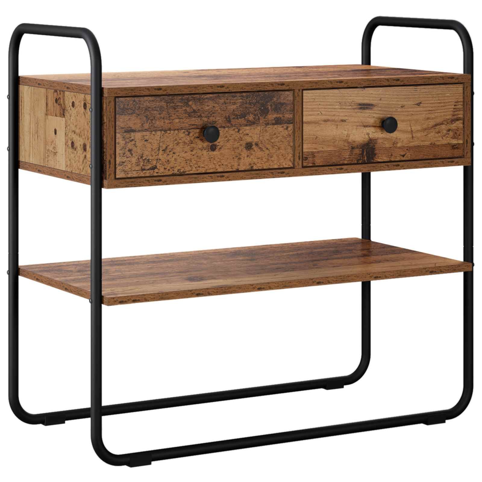 vidaXL Konsolentisch Konsolentisch Altholz 100 x 40 x 75 cm Holzwerkstoff (1-St)