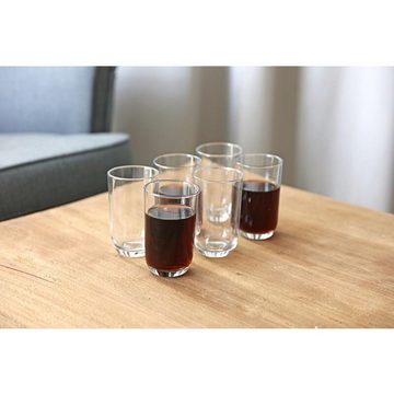 BURI Glas 8 Longdrinkgläser 6er Set 295ml Glas Gläser trinken Küche Haushalt, Glas