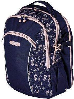 Herlitz Schulrucksack Ultimate, Blossom, enthält recyceltes Material (Global Recycled Standard)