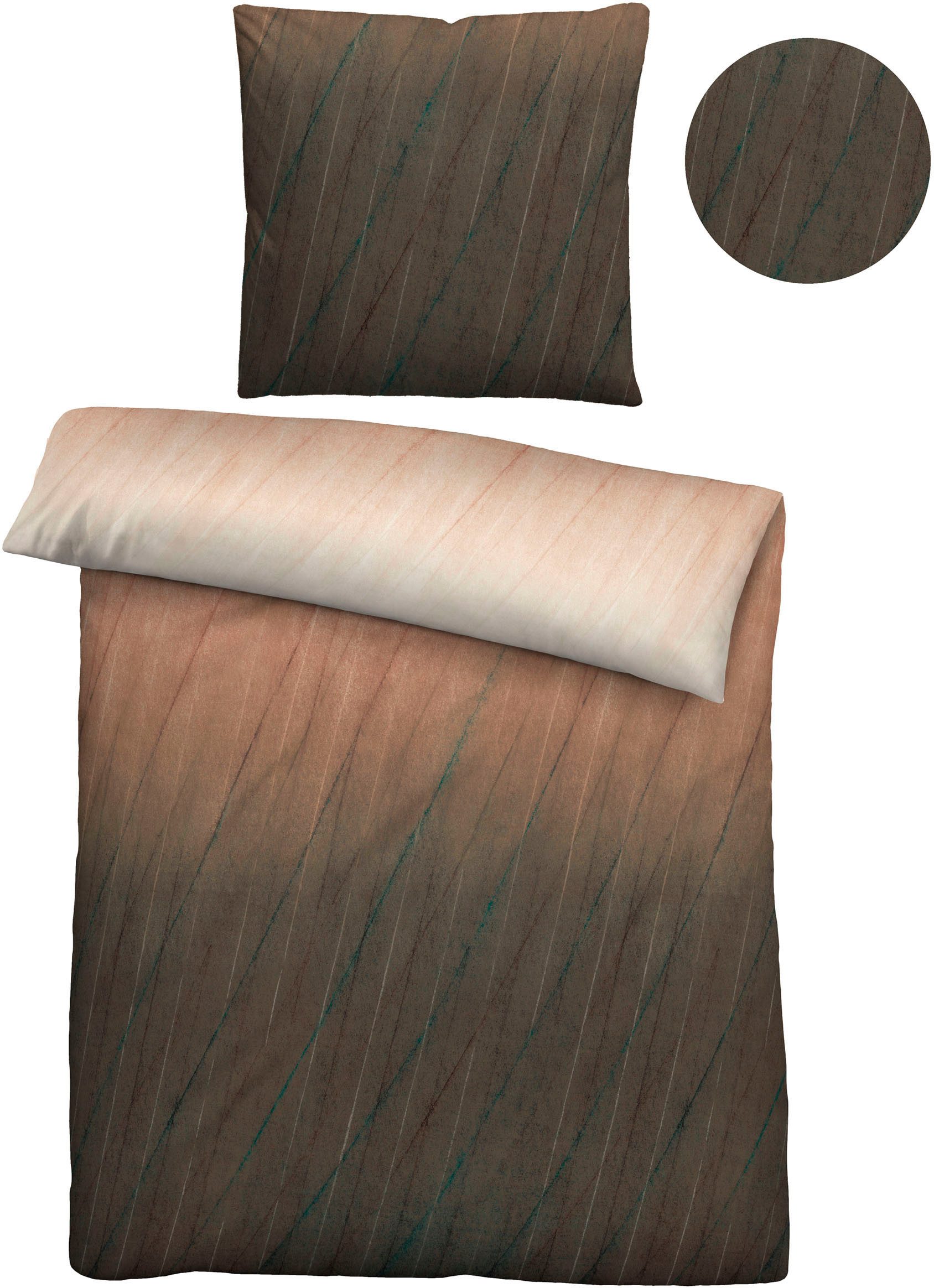 Biberna Bettwäsche 0006731, Feinbiber, 2 teilig, kuschelig warm, pflegeleic günstig online kaufen