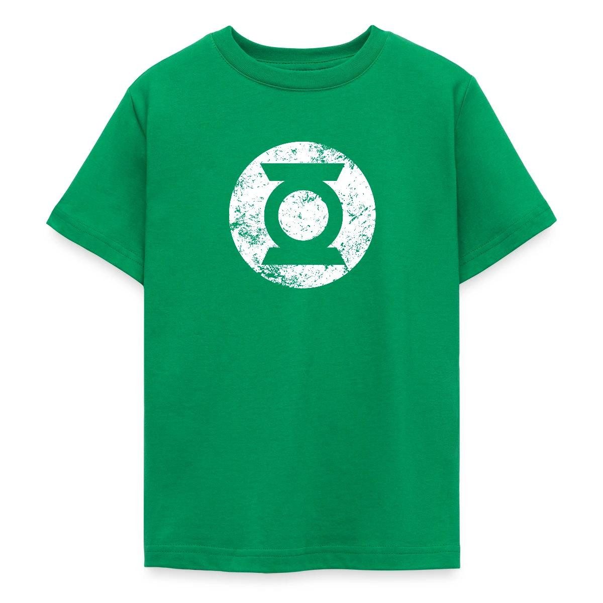 T-Shirt DC Comics Justice League Logo Green Lantern Teenager T-Shirt