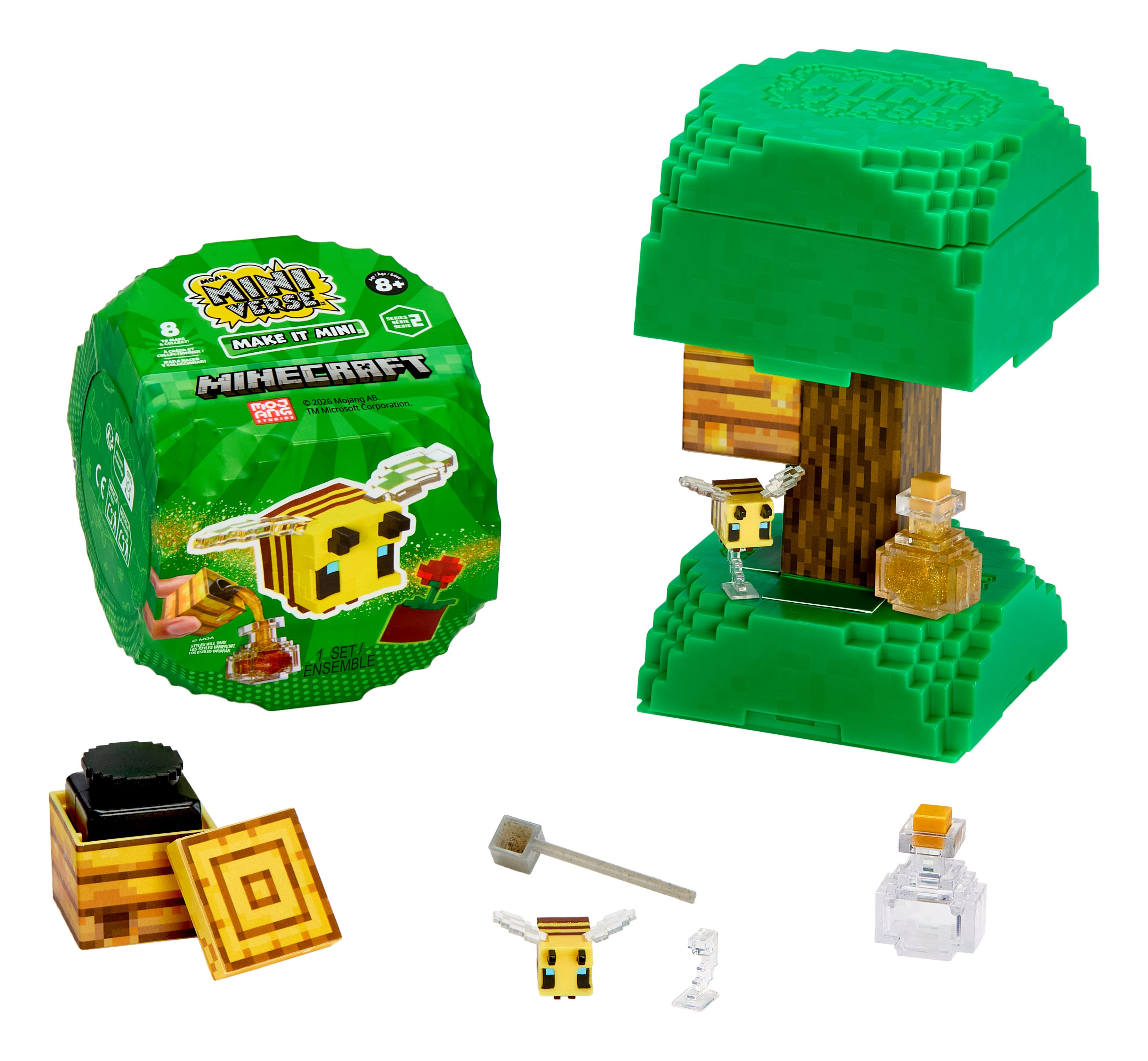 MGA ENTERTAINMENT Kreativset MGA's Miniverse - Make It Mini Minecraft Series 2, Variante nicht wählbar