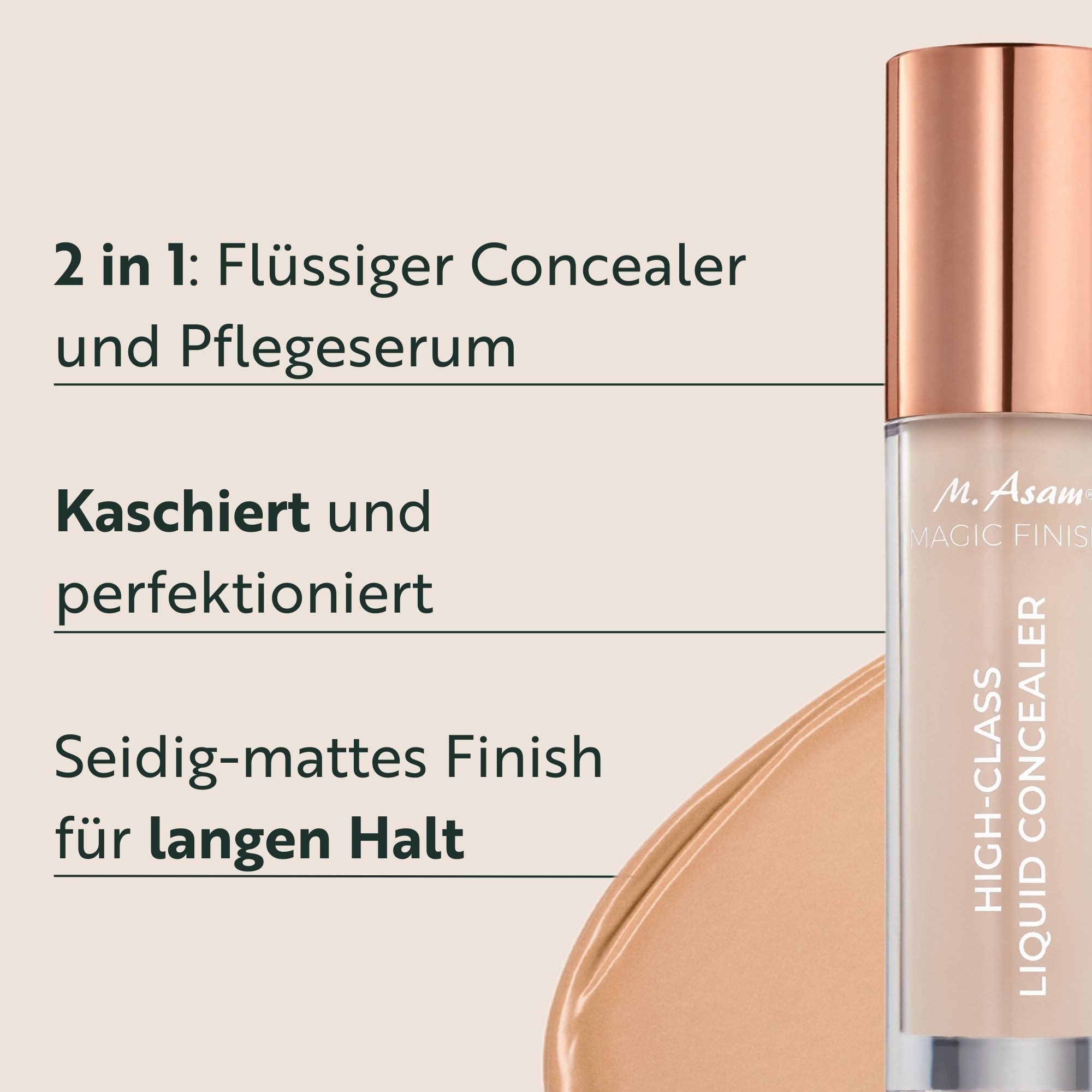 asambeauty Concealer M. Asam MAGIC FINISH HIGHCLASS LIQUID CONCEALER Ivory (4ml)