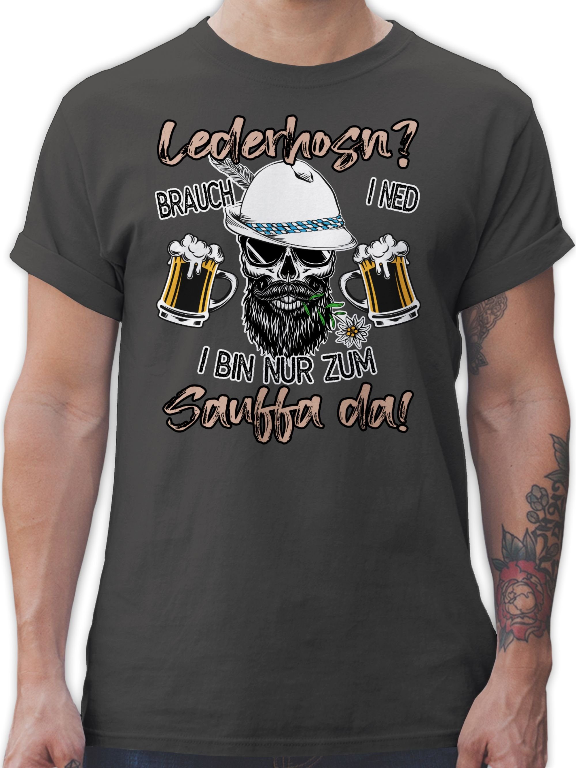 Shirtracer T-Shirt Lederhose Spruch Lausbua Bayrisch günstig online kaufen