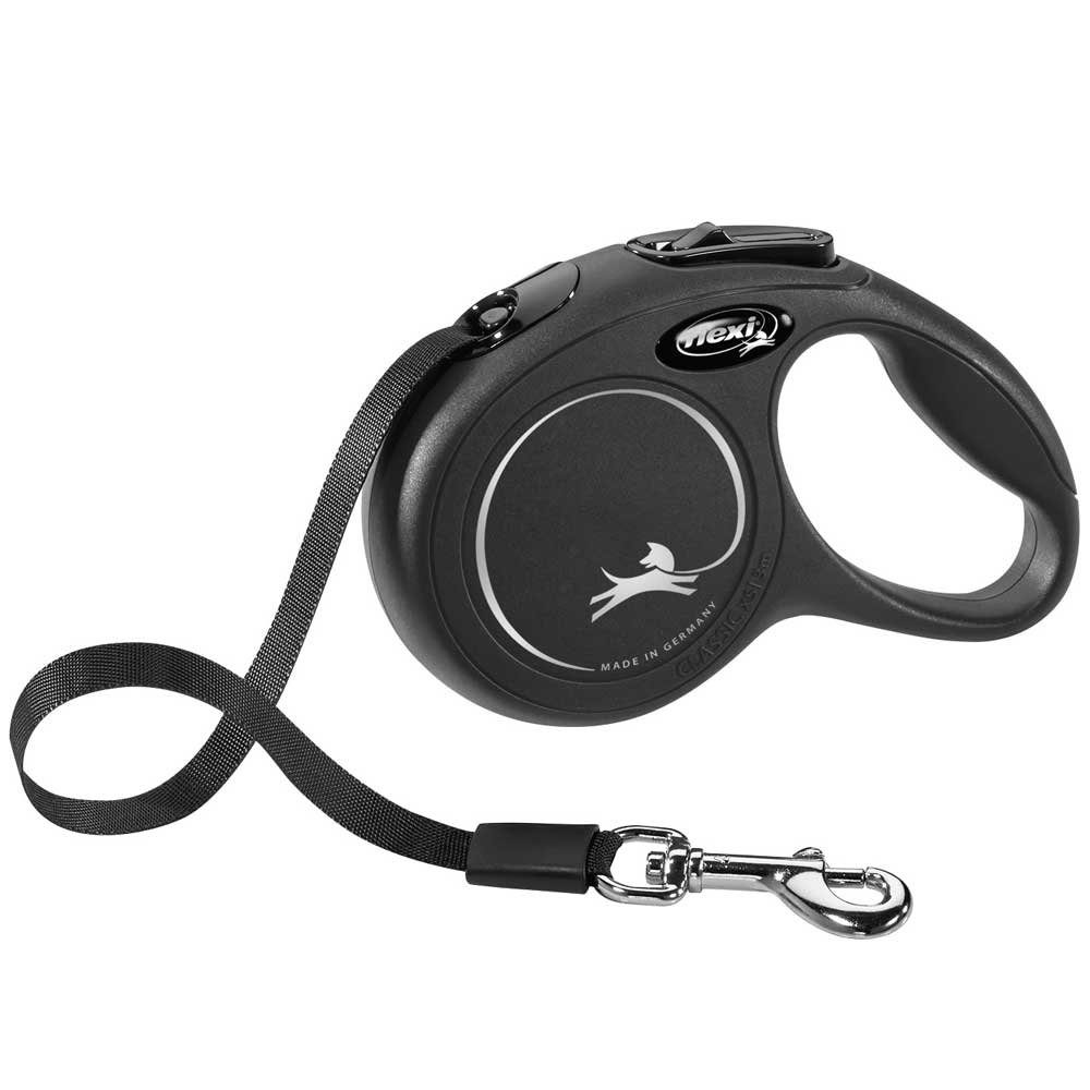 flexi Flexileine FLEXI Rollleine New CLASSIC Gurt - 3m, bis 12kg Farbe: Sch günstig online kaufen