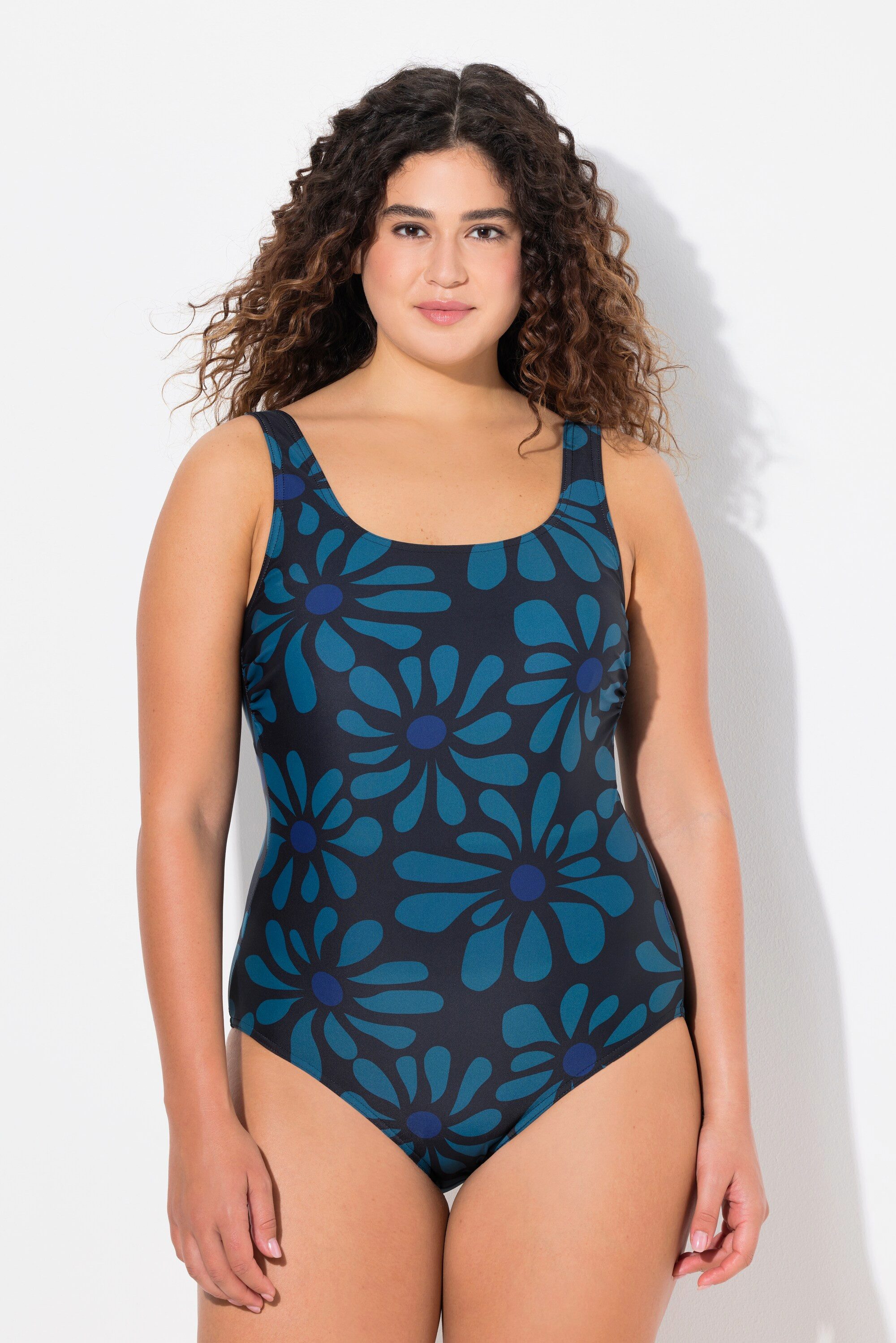 Ulla Popken Badeanzug Badeanzug Blüten ohne günstig online kaufen