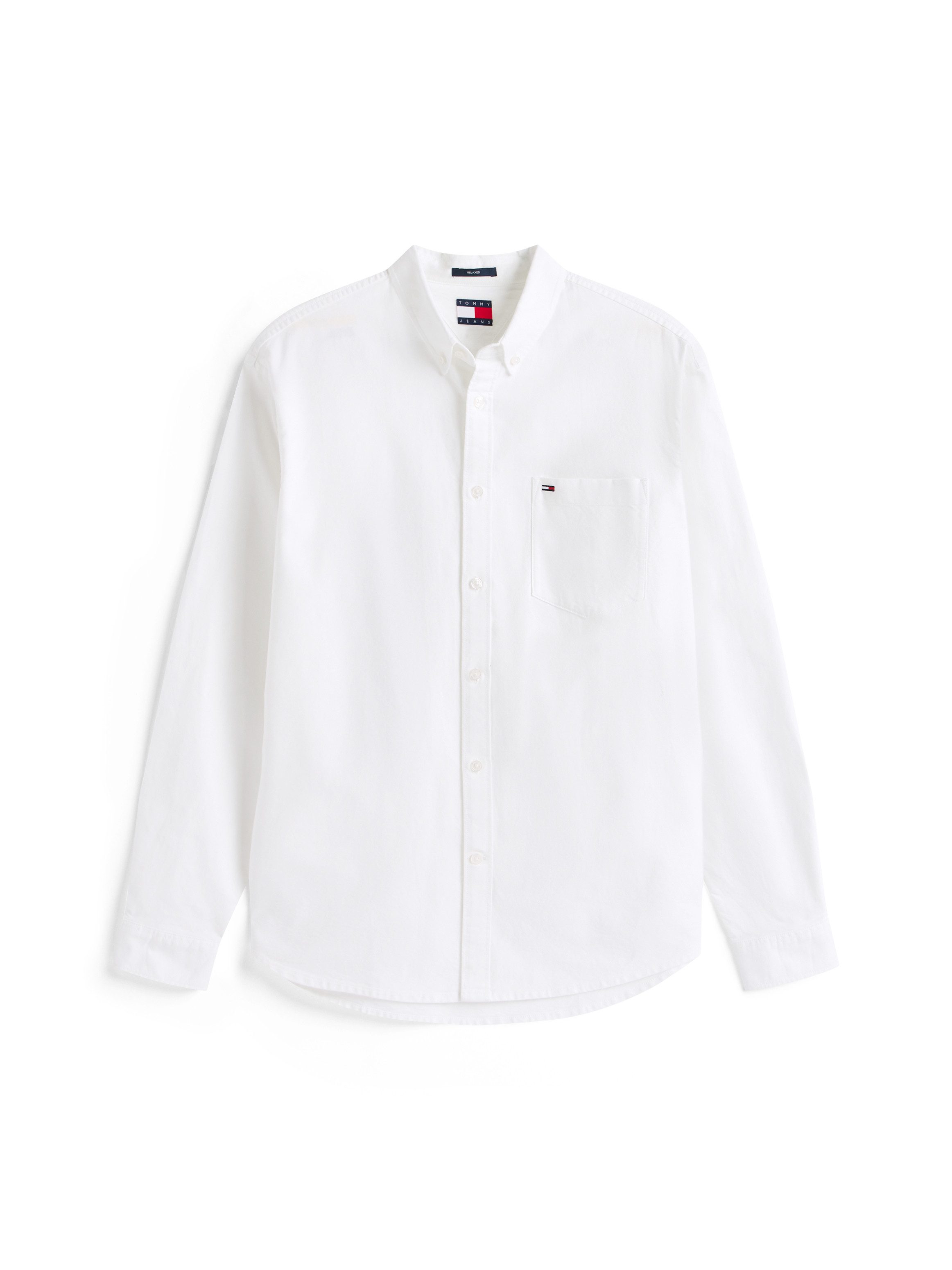 Tommy Jeans Langarmhemd TJM OXFORD relaxed fit, Button-down-Kragen – Bild 4 von 5