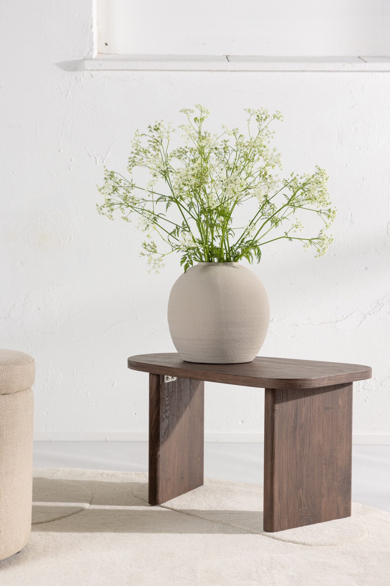 Venture Home Couchtisch Grönvik, ovaler Beistelltisch, modern & vielseitig, 70 × 45 cm, Sofatisch, MDF, Mustermotiv, kompakt, dekorativ, modern