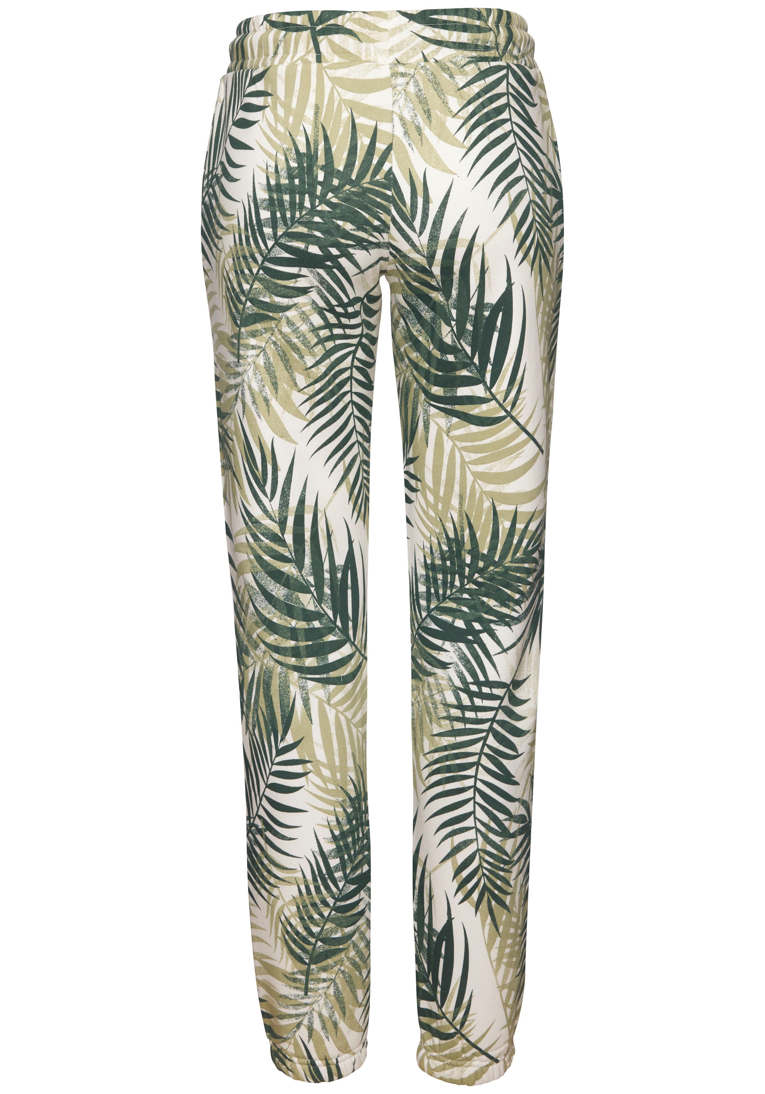 LASCANA Sweatpants (1-tlg) Loungehose mit Allover-Druck, Loungewear