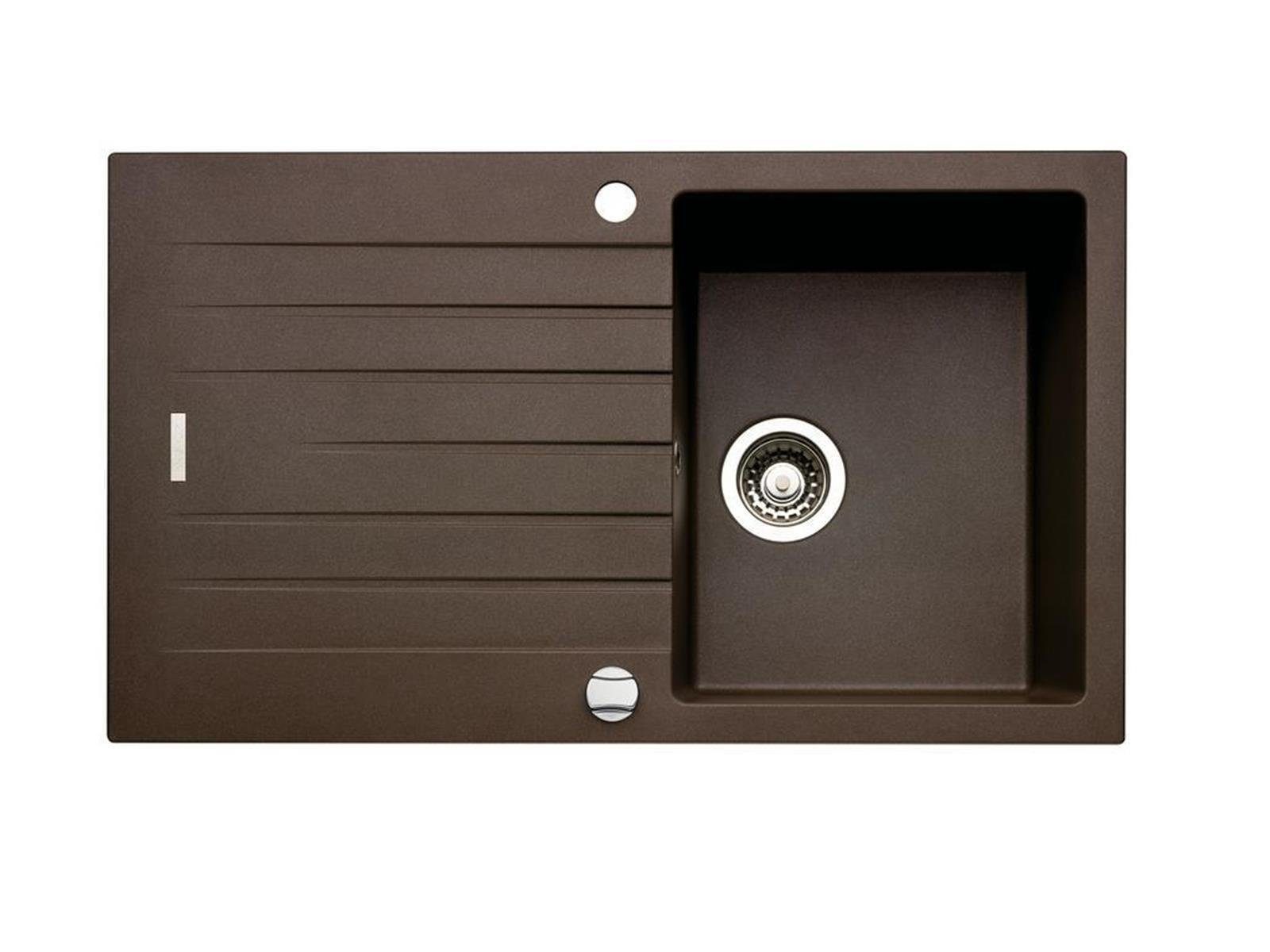 Naber Einbauspüle Einbauspüle Angola 100 Schrankbreite 50 cm Granit espresso 1106002