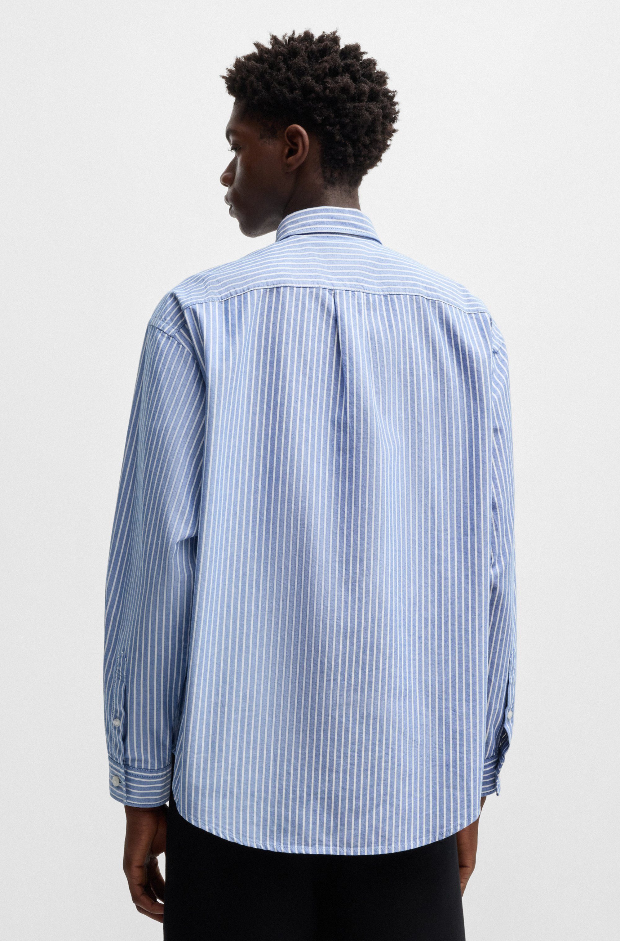 HUGO Blue Langarmhemd Ebill oversize günstig online kaufen
