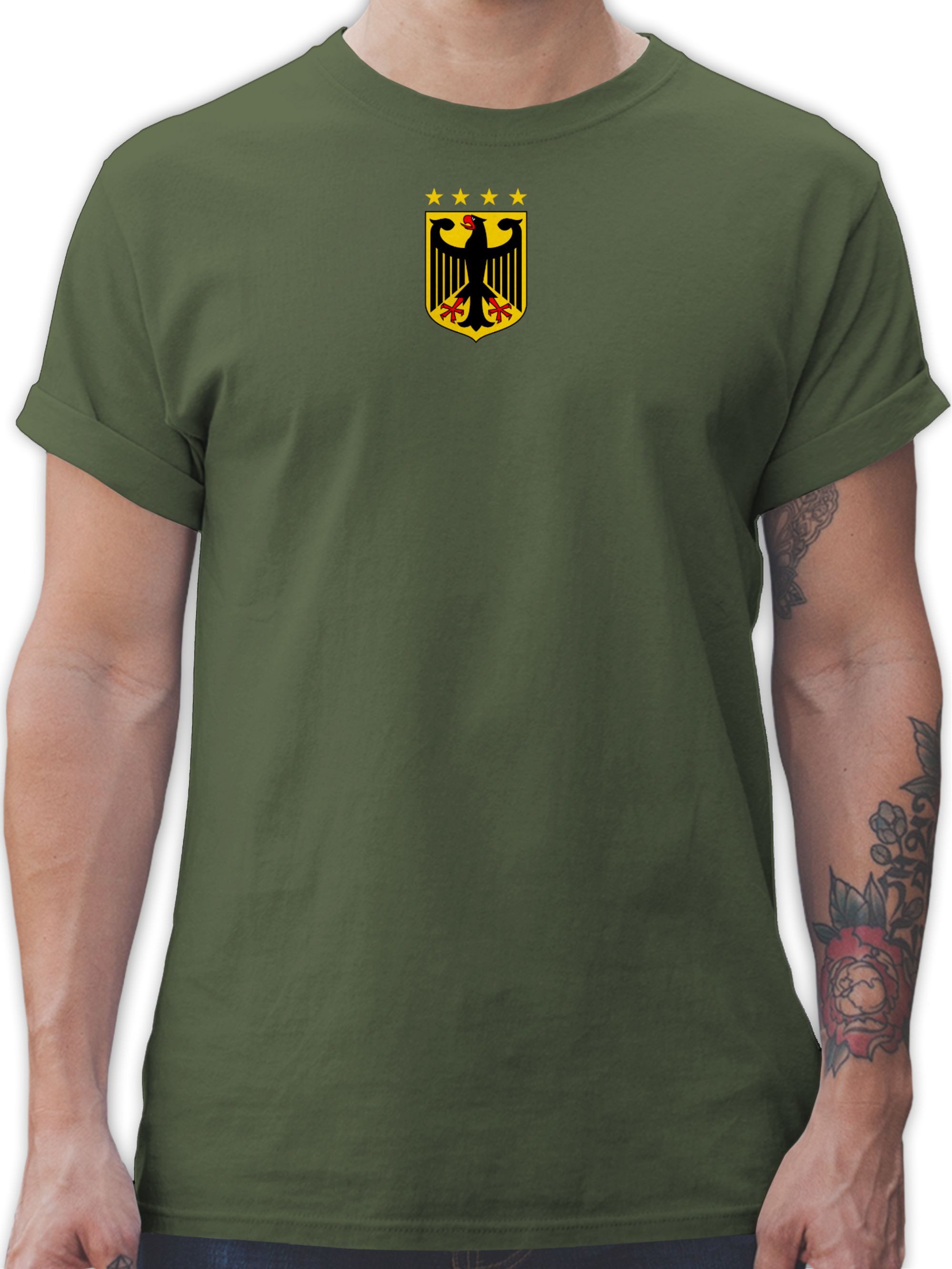 Shirtracer T-Shirt Deutschland Wappen, Germany, Bundesadler, günstig online kaufen