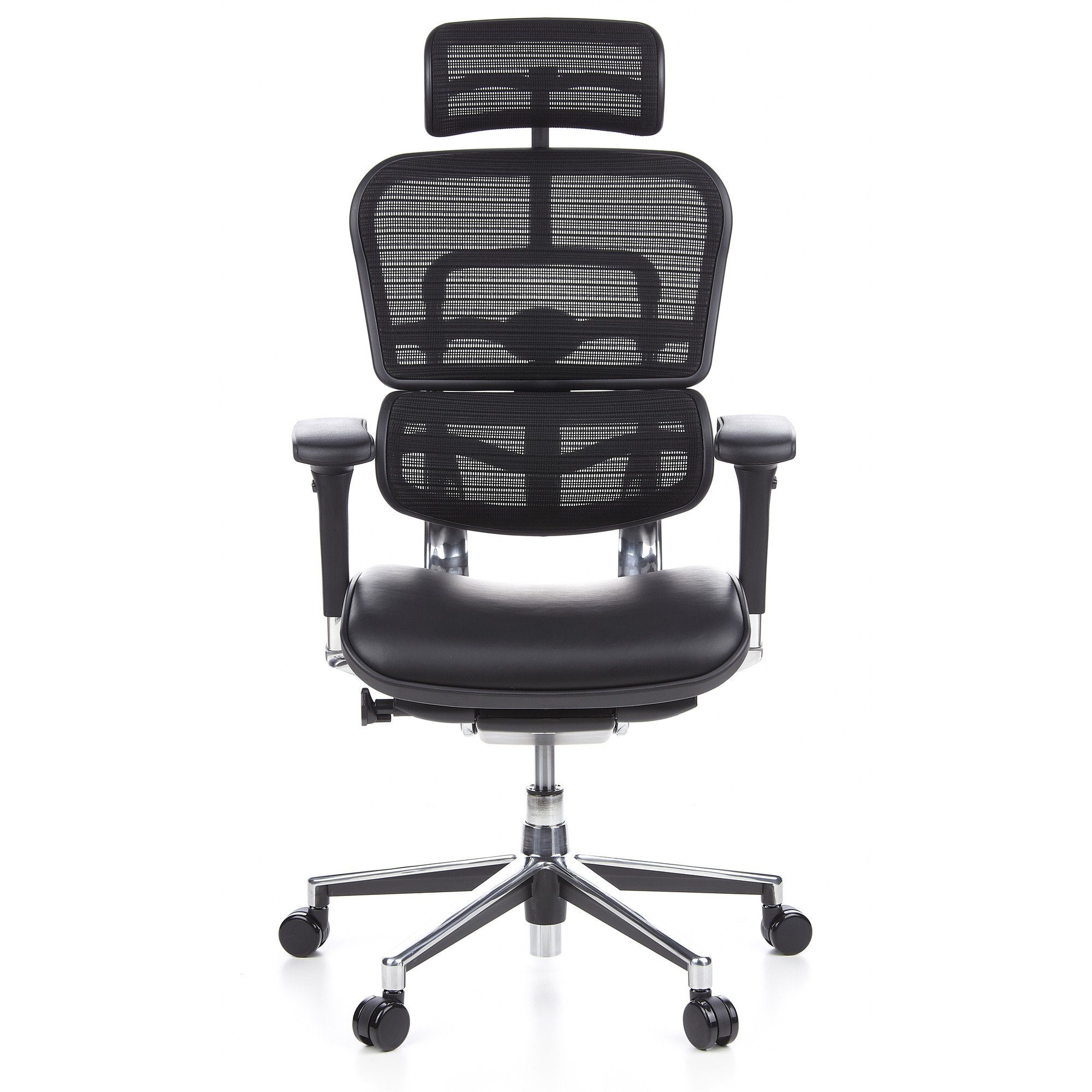 ERGOHUMAN hjh Luxus Bürostuhl Leder OFFICE ergonomisch Drehstuhl Chefsessel (1 St),