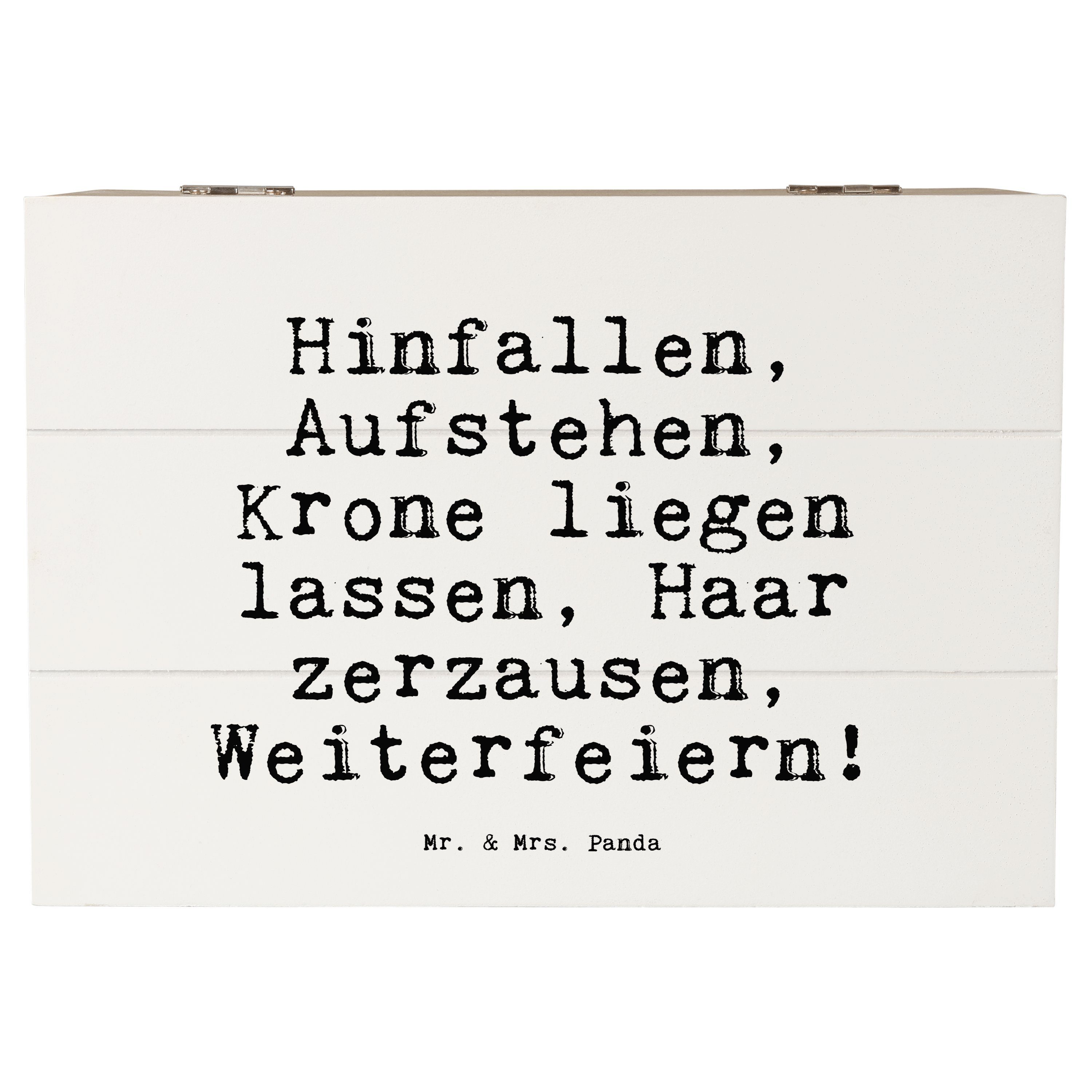Mr. & Mrs. Panda Dekokiste »Hinfallen, Aufstehen, Krone liegen