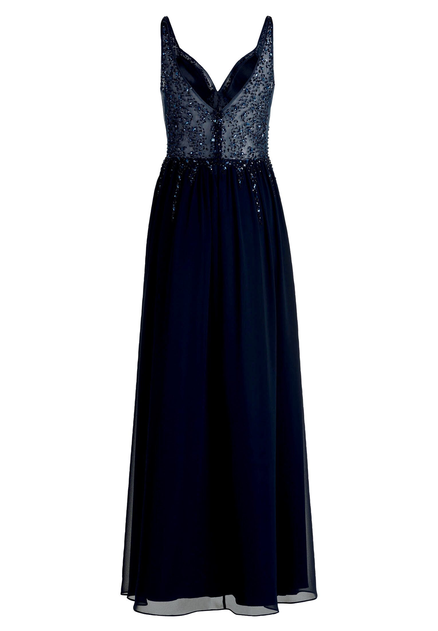 Vera Mont Abendkleid Damen mit Stickerei Glitzersteine
