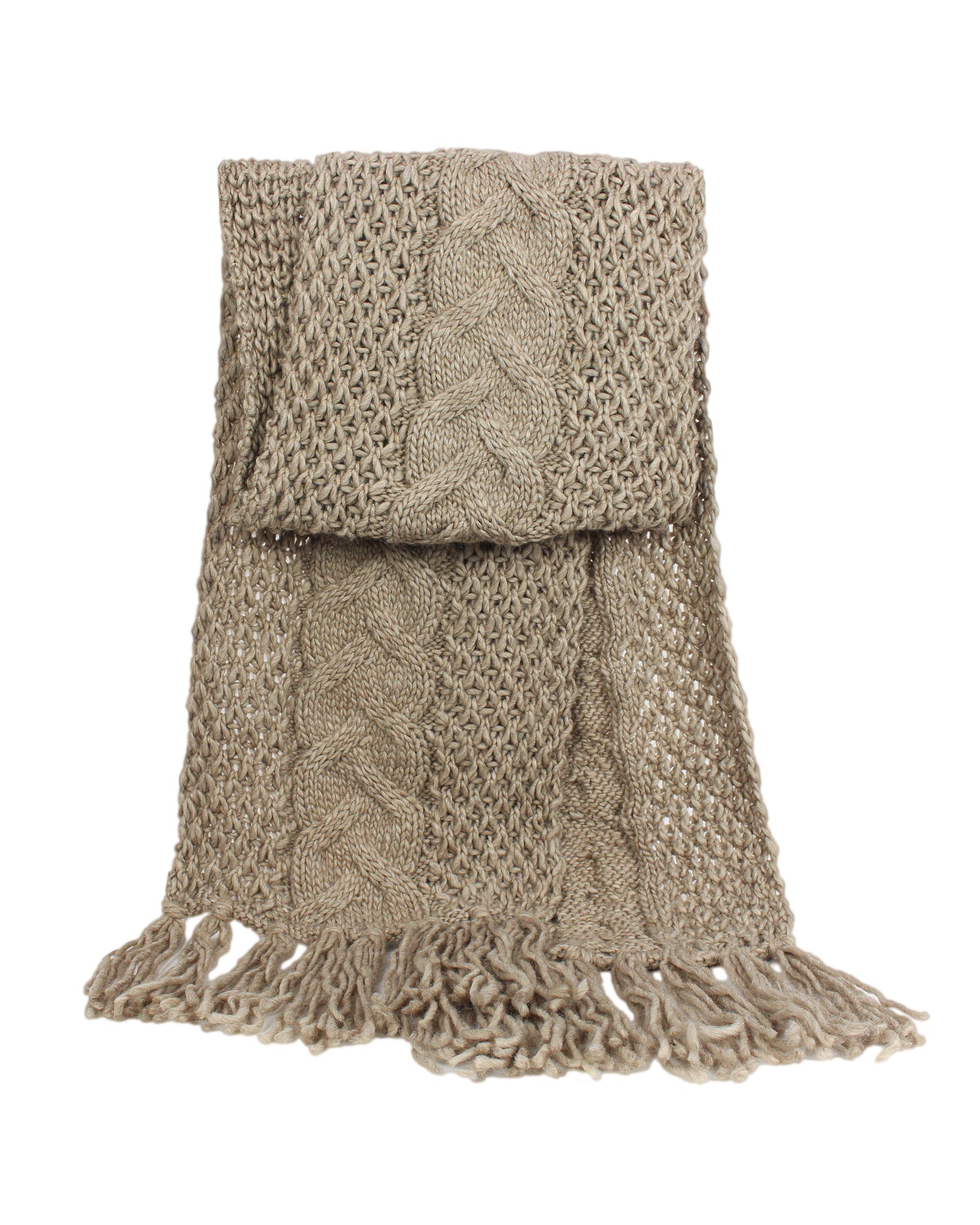 ZEBRO Strickschal Strickschal ANIA, gute Wollmischung