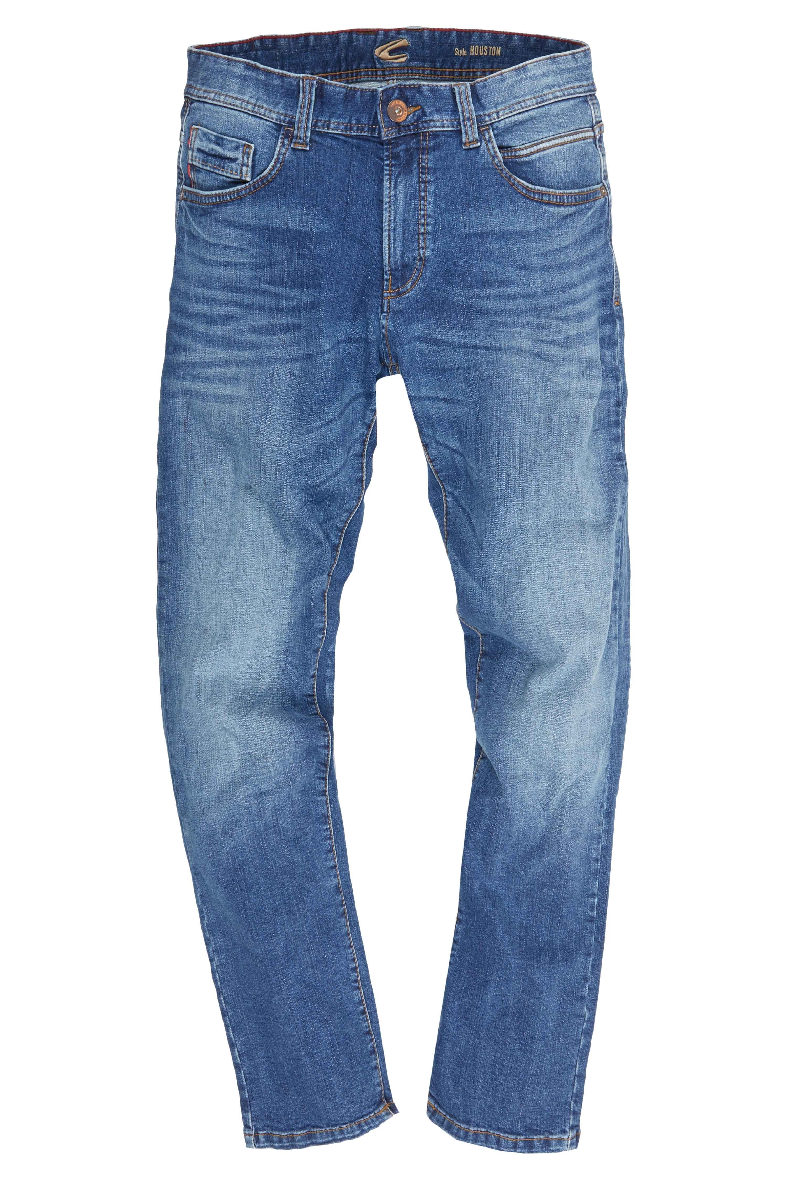 camel active Regular-fit-Jeans 5-POCKET HOUSTON blau