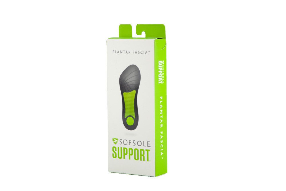 SOFSOLE Fersenspornhilfe Plantar Fascia 3/4-Einlegesohlen mit Fersengel, 1 Paar – Bild 3 von 3