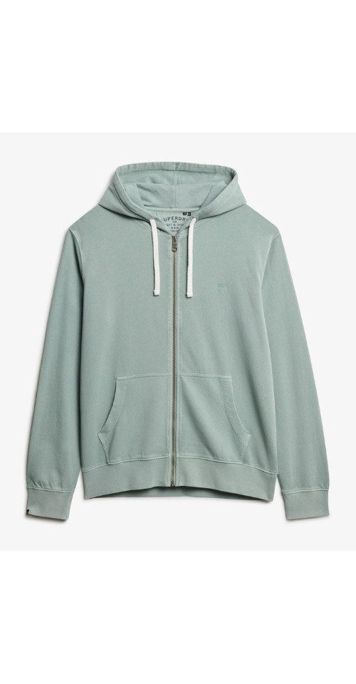 Superdry Kapuzensweatjacke CLASSIC ESSENTIAL ZIPHOOD SILVER BLUE