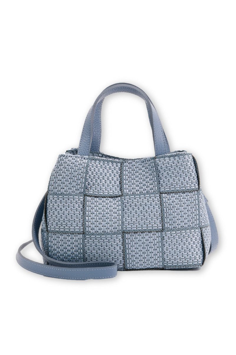 Luise Steiner Handtasche Trachtentasche - FABIA - sand, stahlblau
