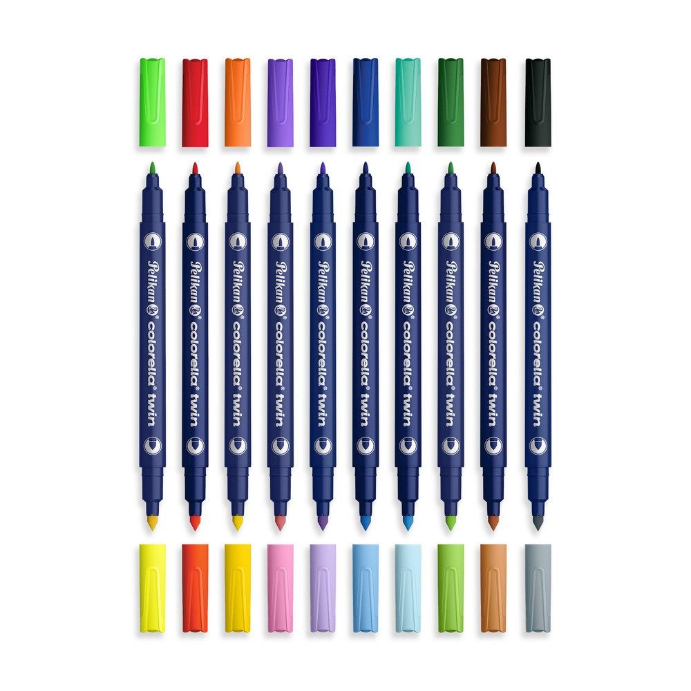 Pelikan Filzstift Pelikan Colorella Twin Filzstifte farbsortiert