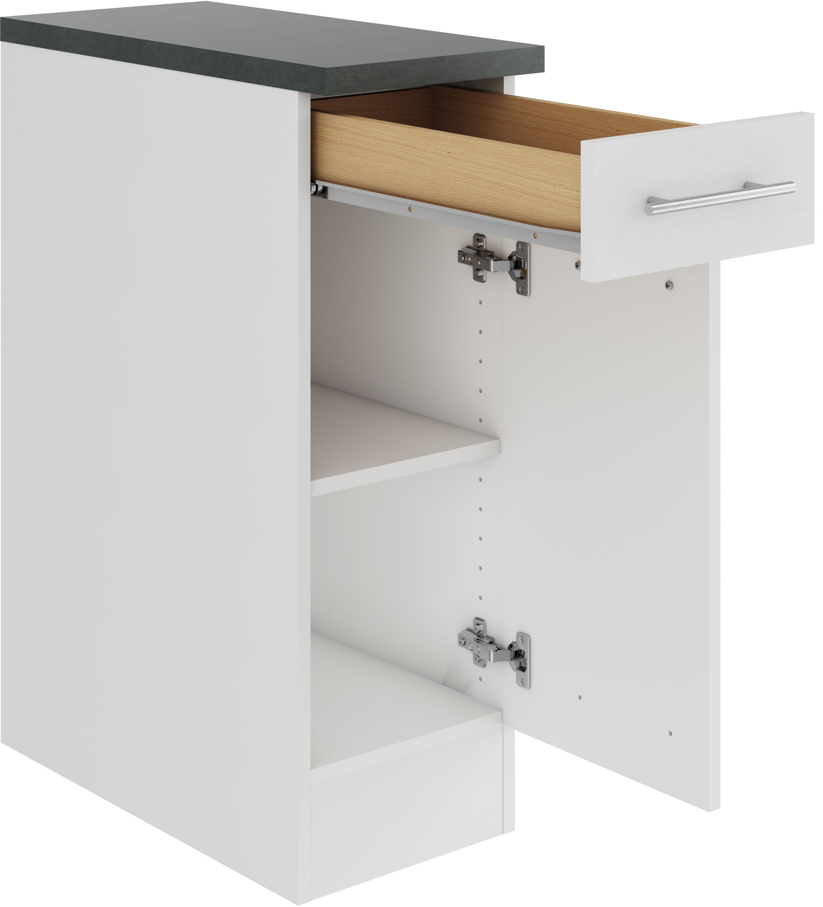 OPTIFIT Unterschrank Bella Breite 30 cm, 1 Tür, 1 Einlegeboden, 1 Schubkasten