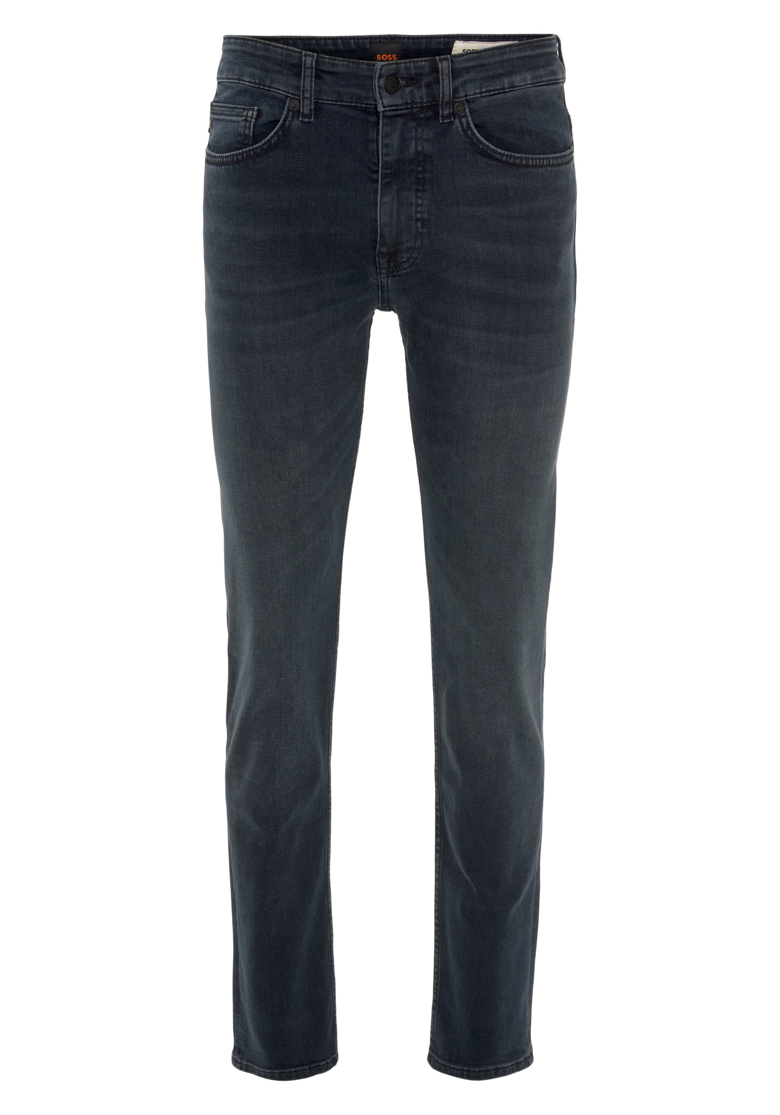 BC-P BOSS Delaware ORANGE 5-Pocket-Form in Slim-fit-Jeans