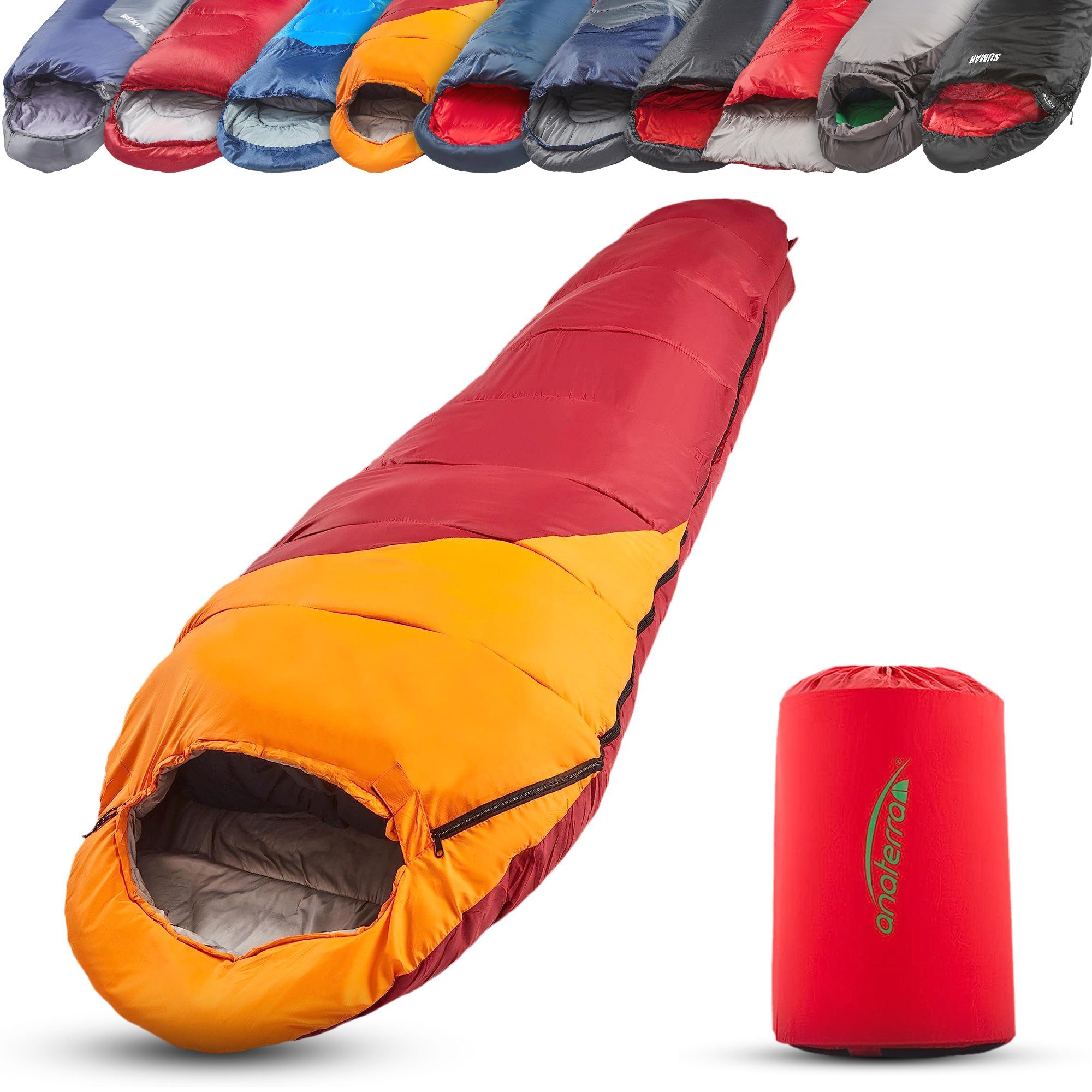 anaterra Mumienschlafsack Schlafsack Mumienschlafsack Deckenschlafsack Camp günstig online kaufen