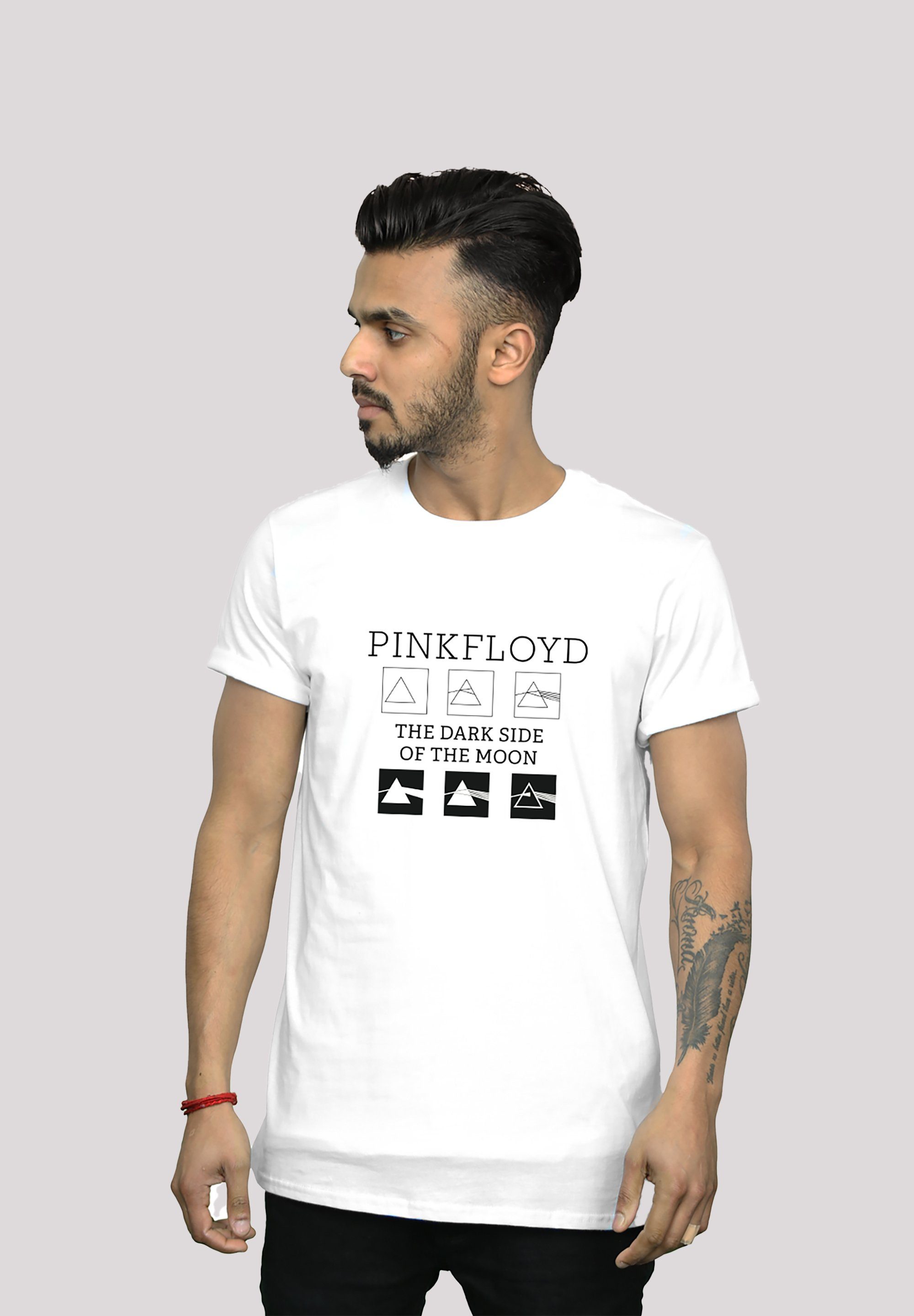 Floyd Rock Merch Herren,Premium Premium Musik Metal Merch,Regular-Fit,Basic,Bandshirt Pink Fan F4NT4STIC - T-Shirt Pyramids