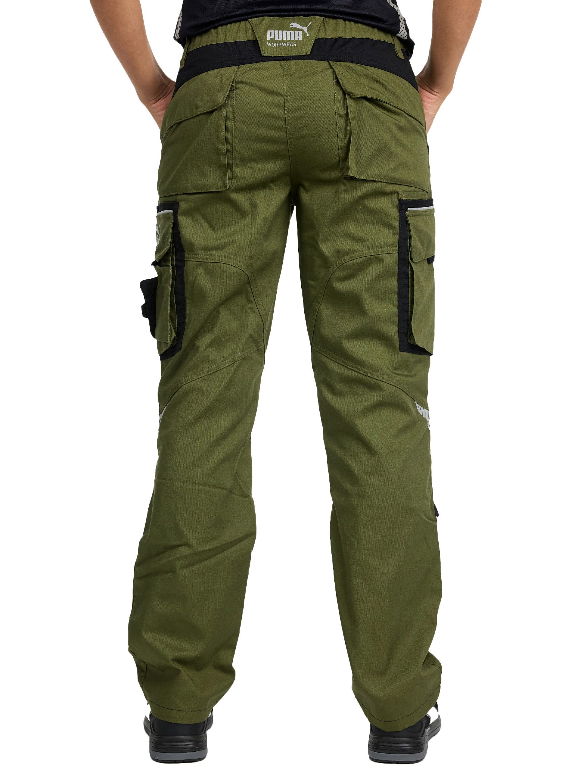 PUMA Workwear Arbeitshose für Damen - Arbeitshose mit elastischem Bund - Precision X Robustes Nylon Gewebe - Verstärkte Nähte & Kniepartien - Viele Taschen