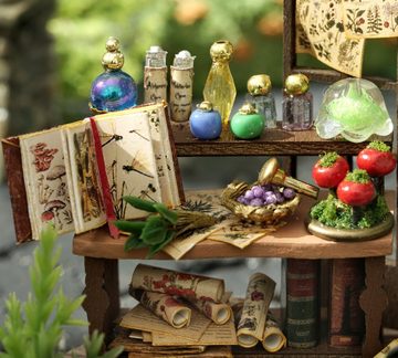 Cute Room 3D-Puzzle Puppenhaus Miniatur DIY hölzernes Zauber Garten, Puzzleteile, DIY Miniatur Modellbausatz zum basteln-Zauberflaschen-Serie