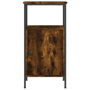 vidaXL Nachttisch Nachttisch Räuchereiche 41x31x80 cm Holzwerkstoff (1-St)