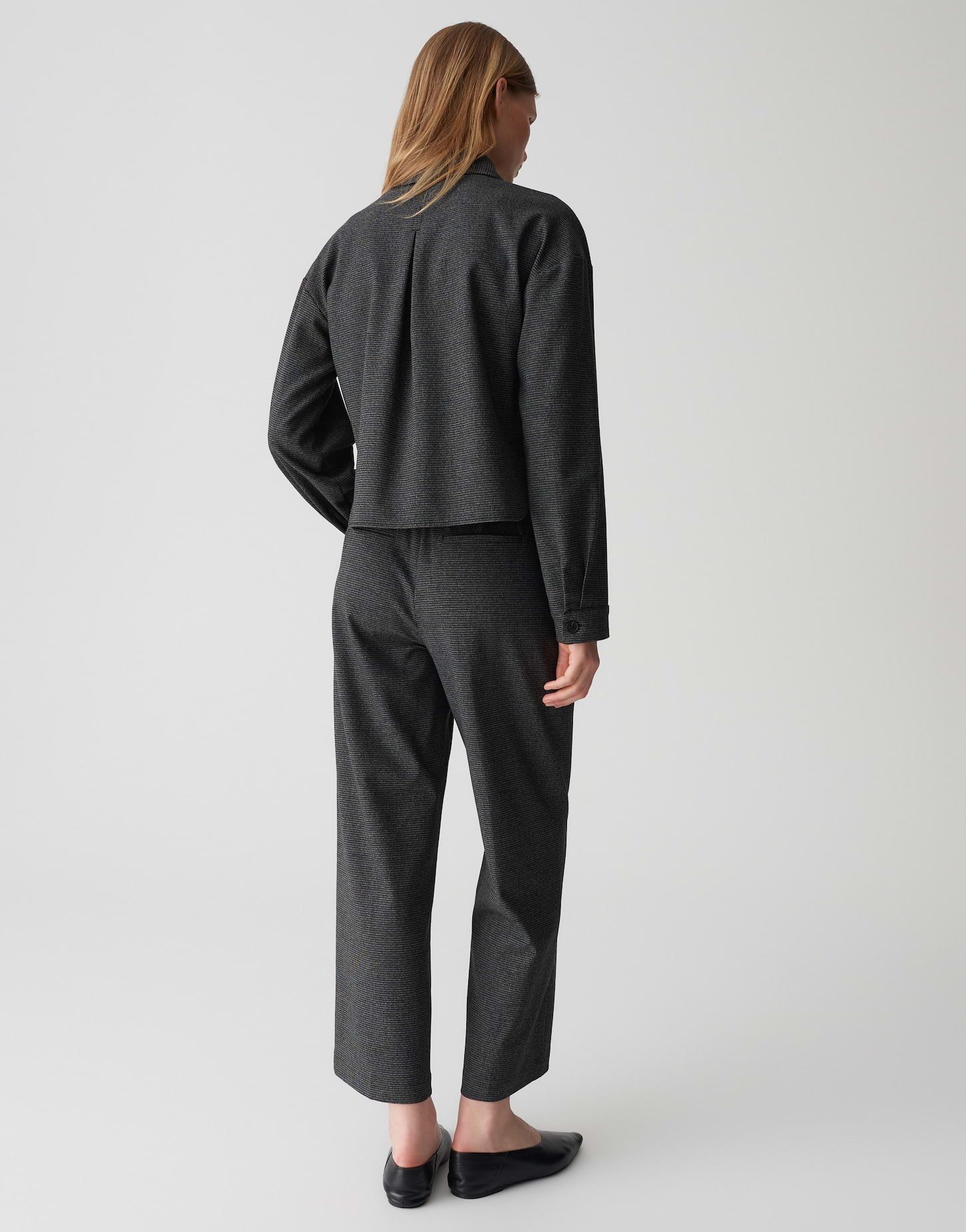 OPUS PANTS Langarmbluse FAMOSY FUNK Boxy Overshirt mit Pepitamuster günstig online kaufen