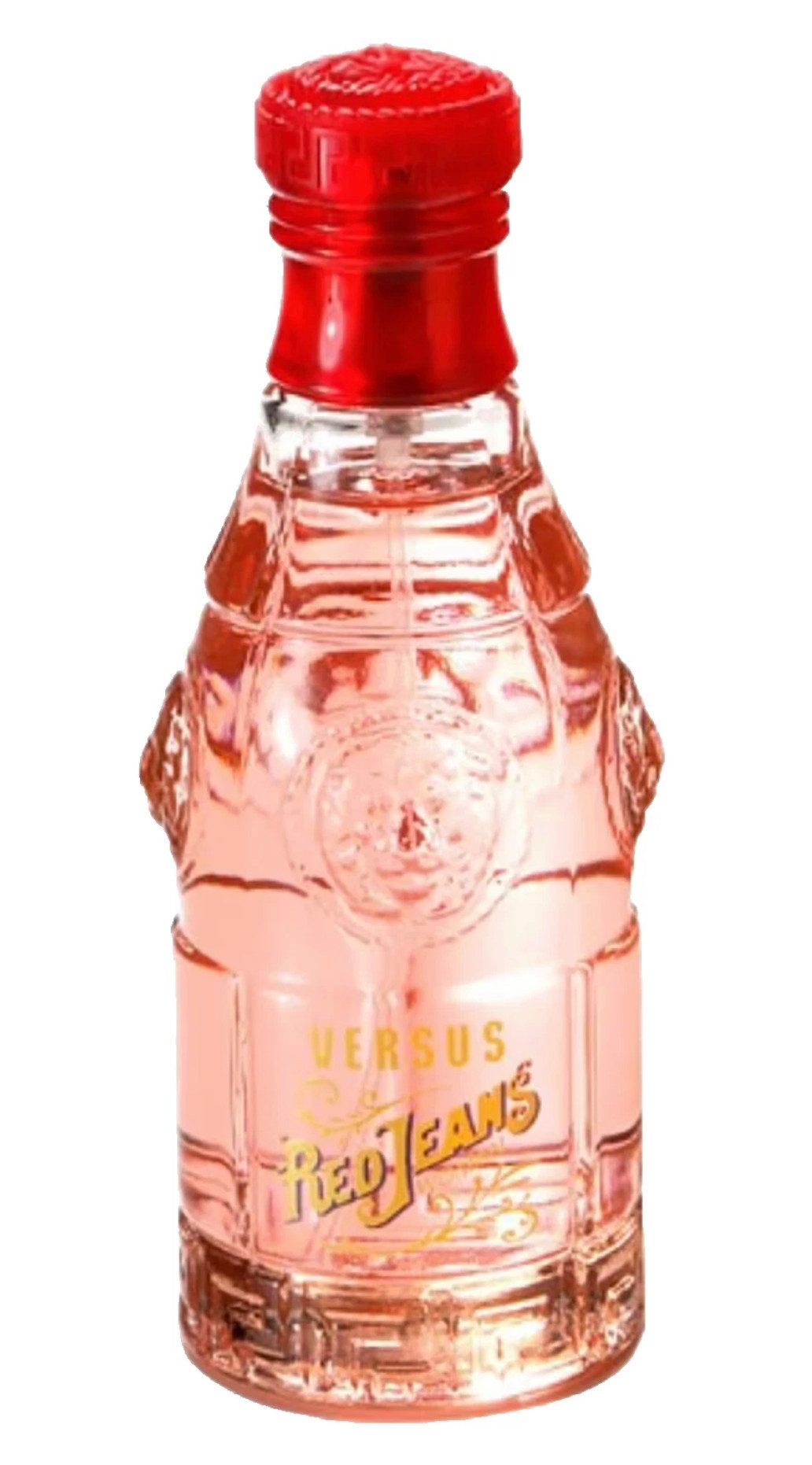 Versus Versace Eau de Toilette Red Jeans Parfum Spray Edt Versiegelt 75 ML, Frische Kopfnote mit fruchtigen und floralen Akzenten