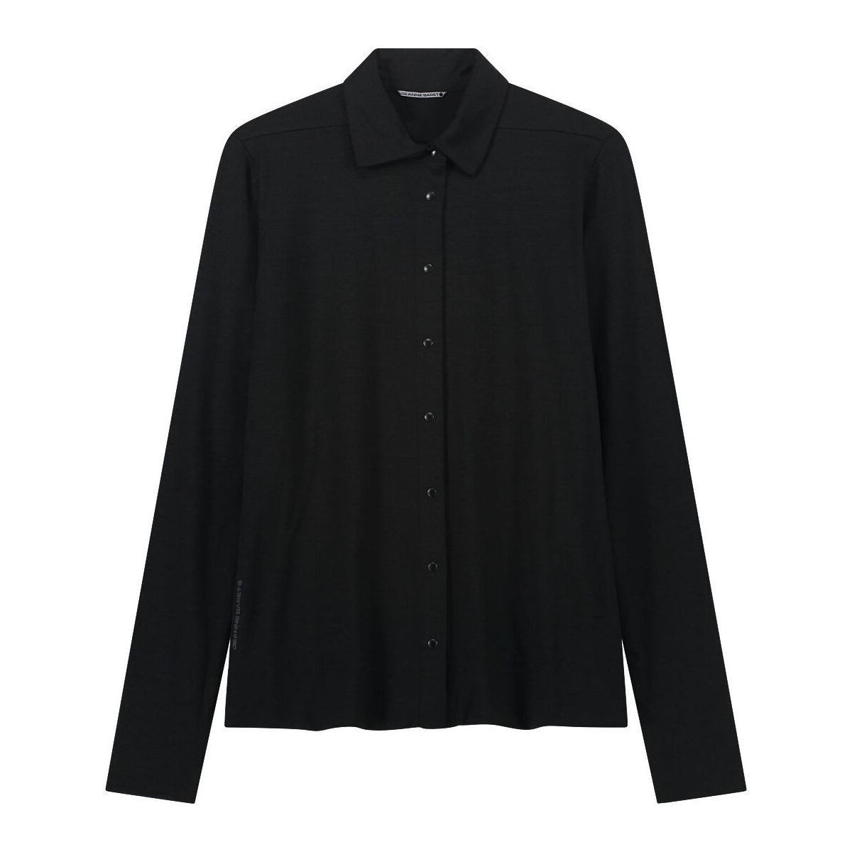 Jeanne Baret Longsleeve Navarino Shirt Elegantes und bequemes Stretch-Wolljersey-Hemd mit Daumenlöchern und