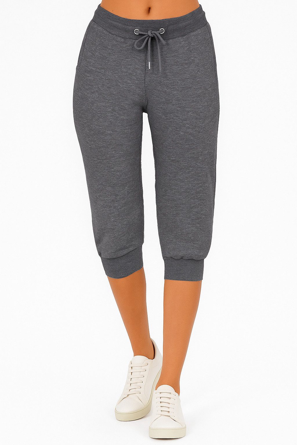 Smith & Solo 3/4-Hose Damen - Jogginghose, kurze Hose, Caprihose Elastikbun günstig online kaufen