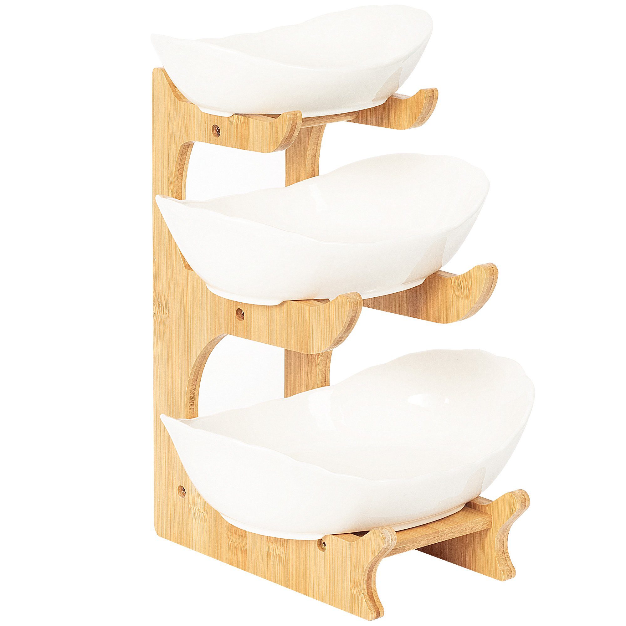 AdelDream Obstschale Fruit Bowl Creative Worktop Ceramic Fruit Stand Fruit Basket