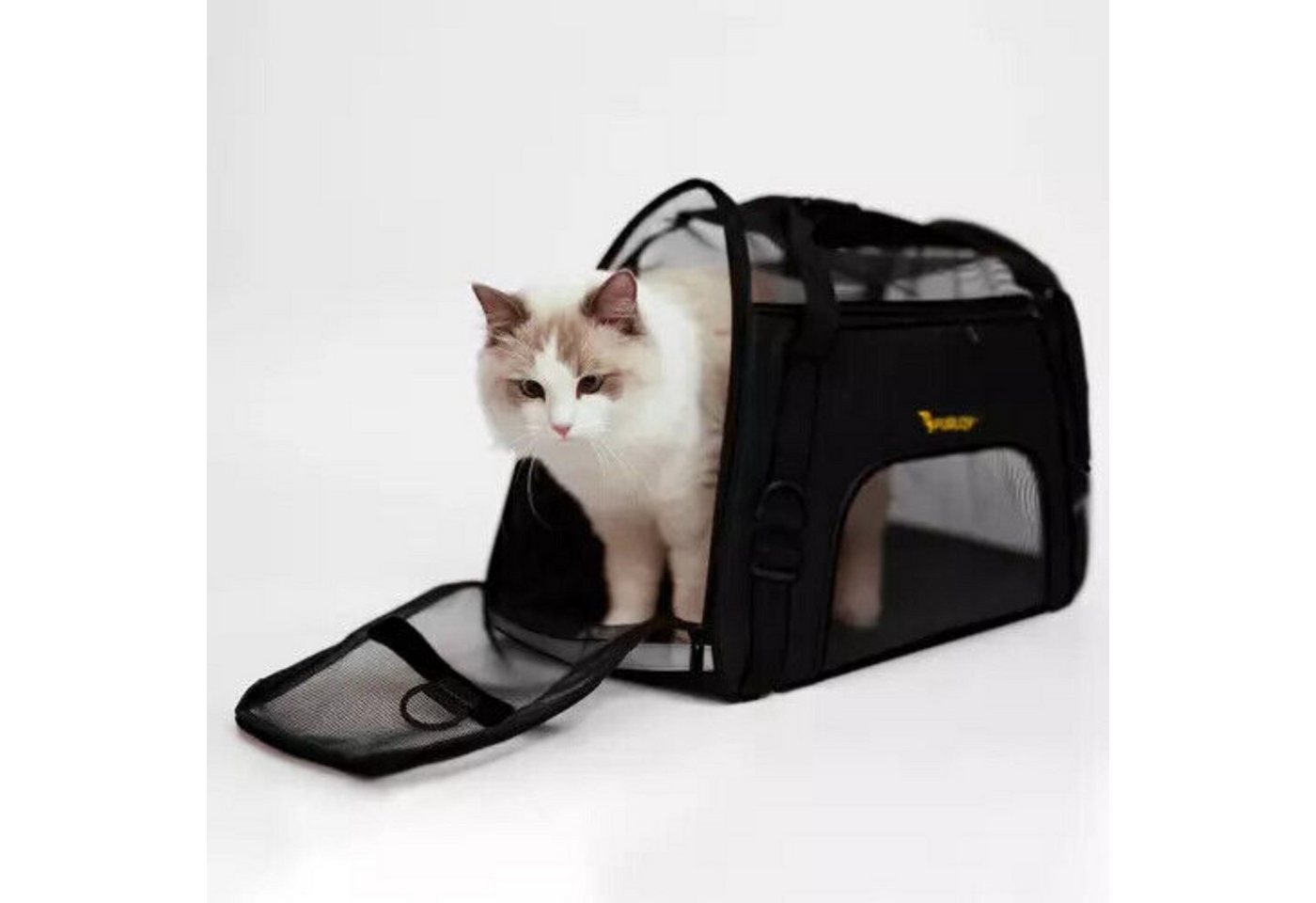 Thumbnail - Purlov Tiertransporttasche Transporttasche für Hunde/Katzen, komfortabel und sicher bis 8,00 kg, Sicherer Transport für ...